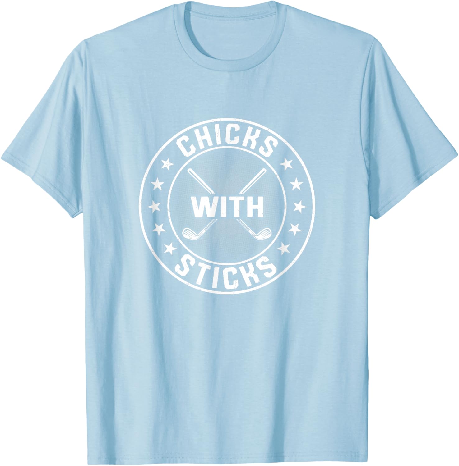 Chicks With Sticks Golf T-Shirt for Women – Fun Golfer Apparel - 3