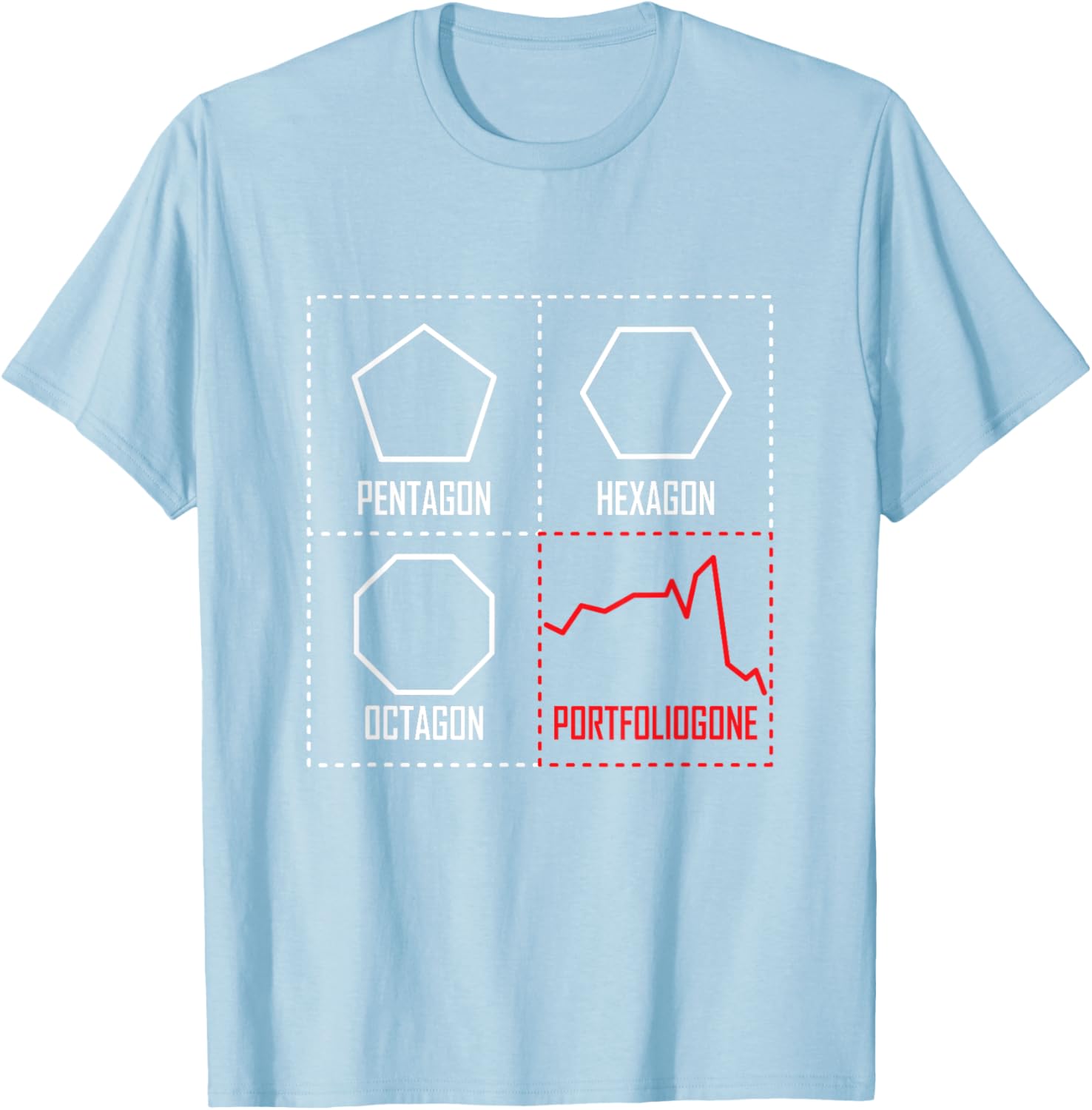 Funny Geometry Portfolio Stock Market Quote T-Shirt for Fun Outfits - 11