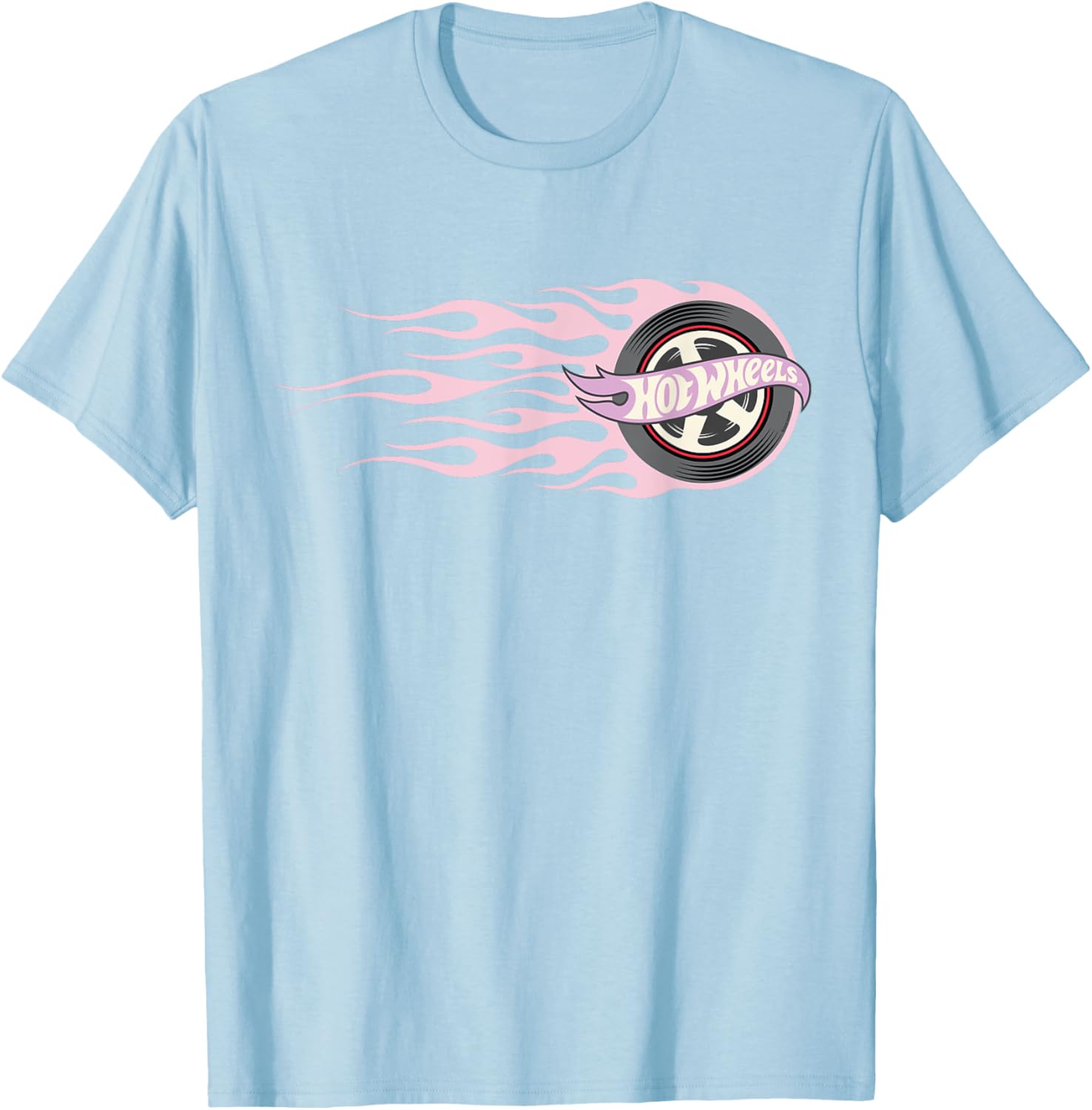 Hot Wheels Pink Flaming Tire T-Shirt for Fun and Stylish Adventures - 10