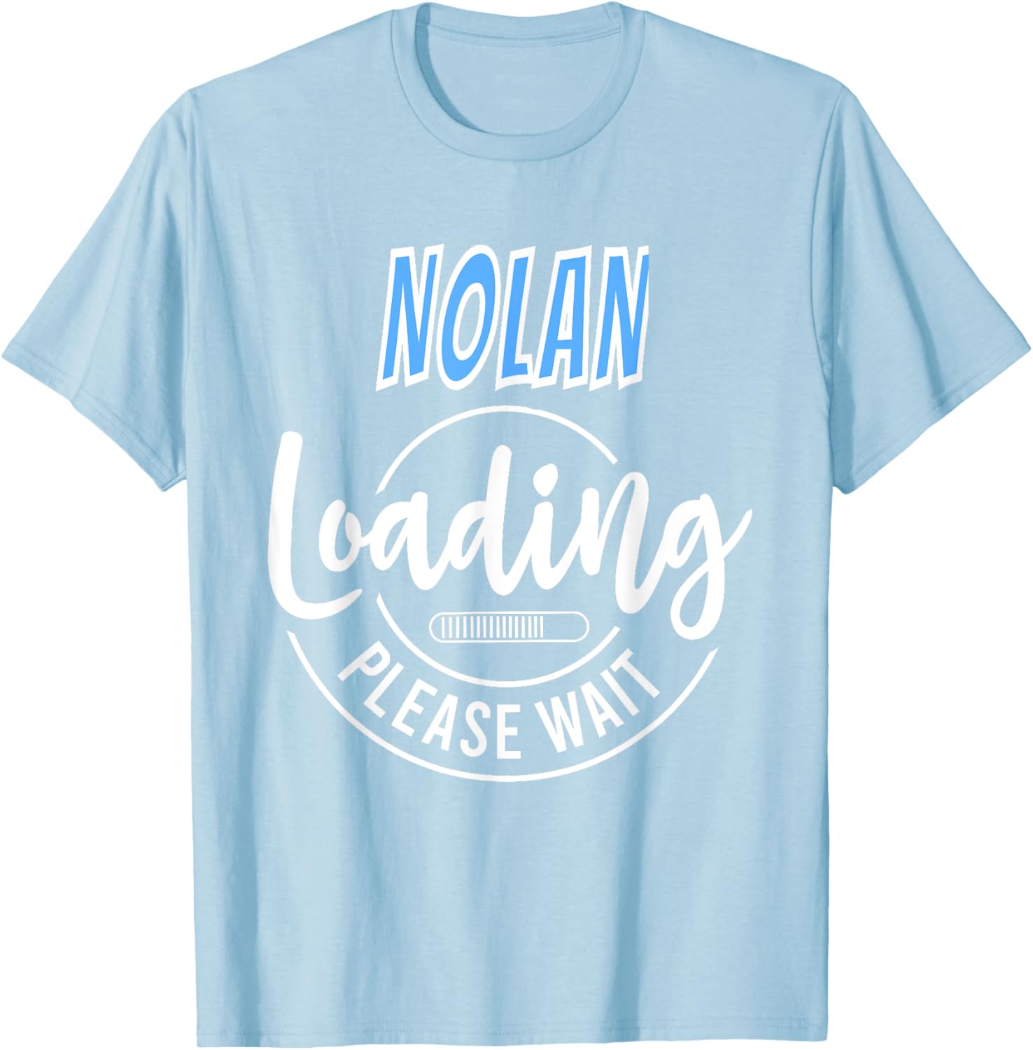 Nolan Custom Personalized Baby Boy Loading T-Shirt for Baby Showers - 4