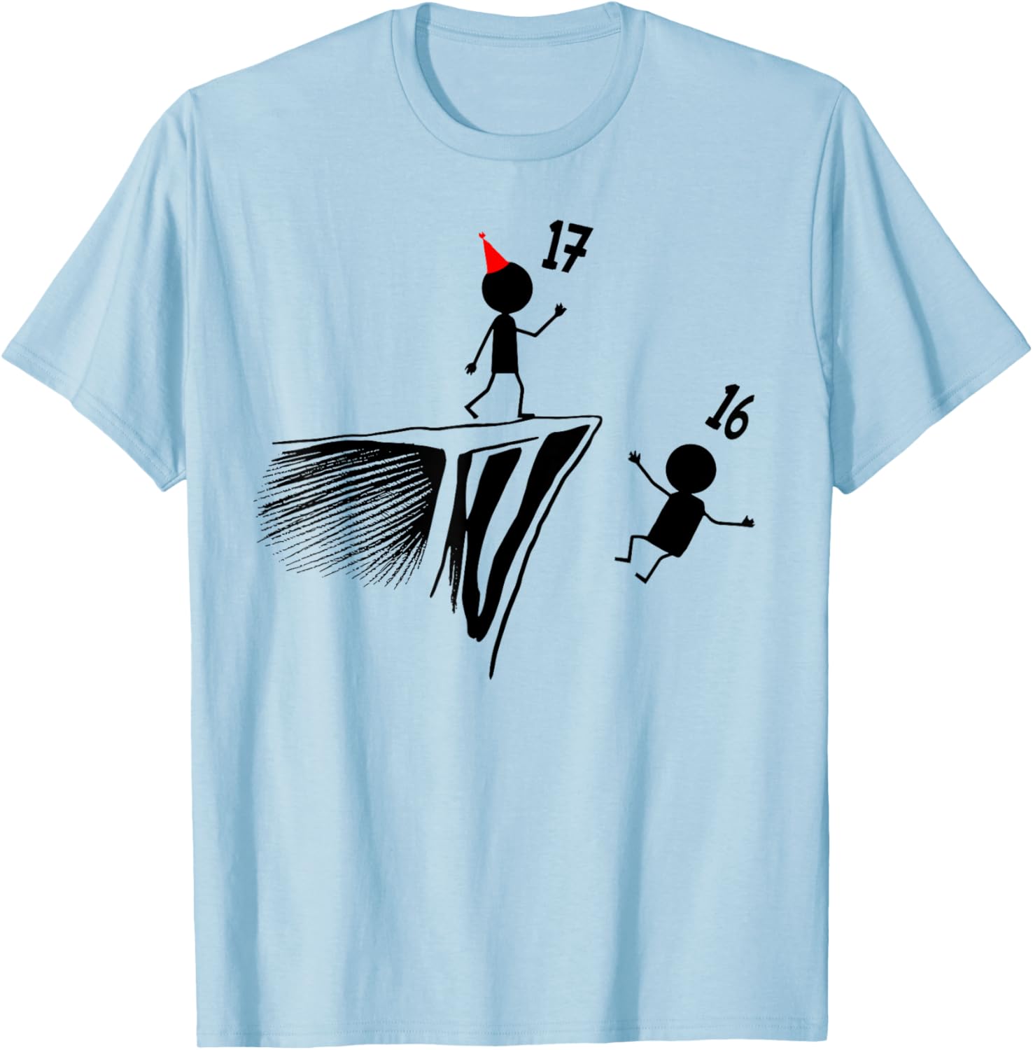 Funny 17th Birthday T-Shirt for Teens Cool Gift for 17 Year Olds - 17