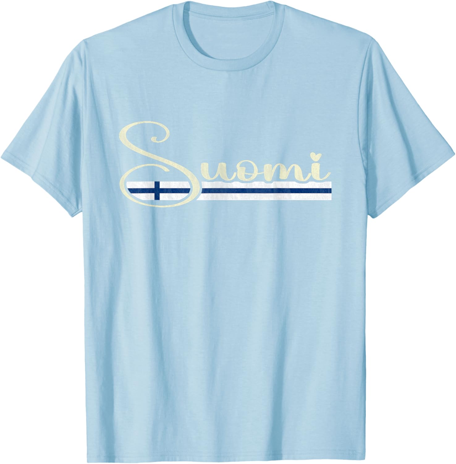 Suomi Finland Script T-Shirt Stylish Clothing for Proud Finns - 13