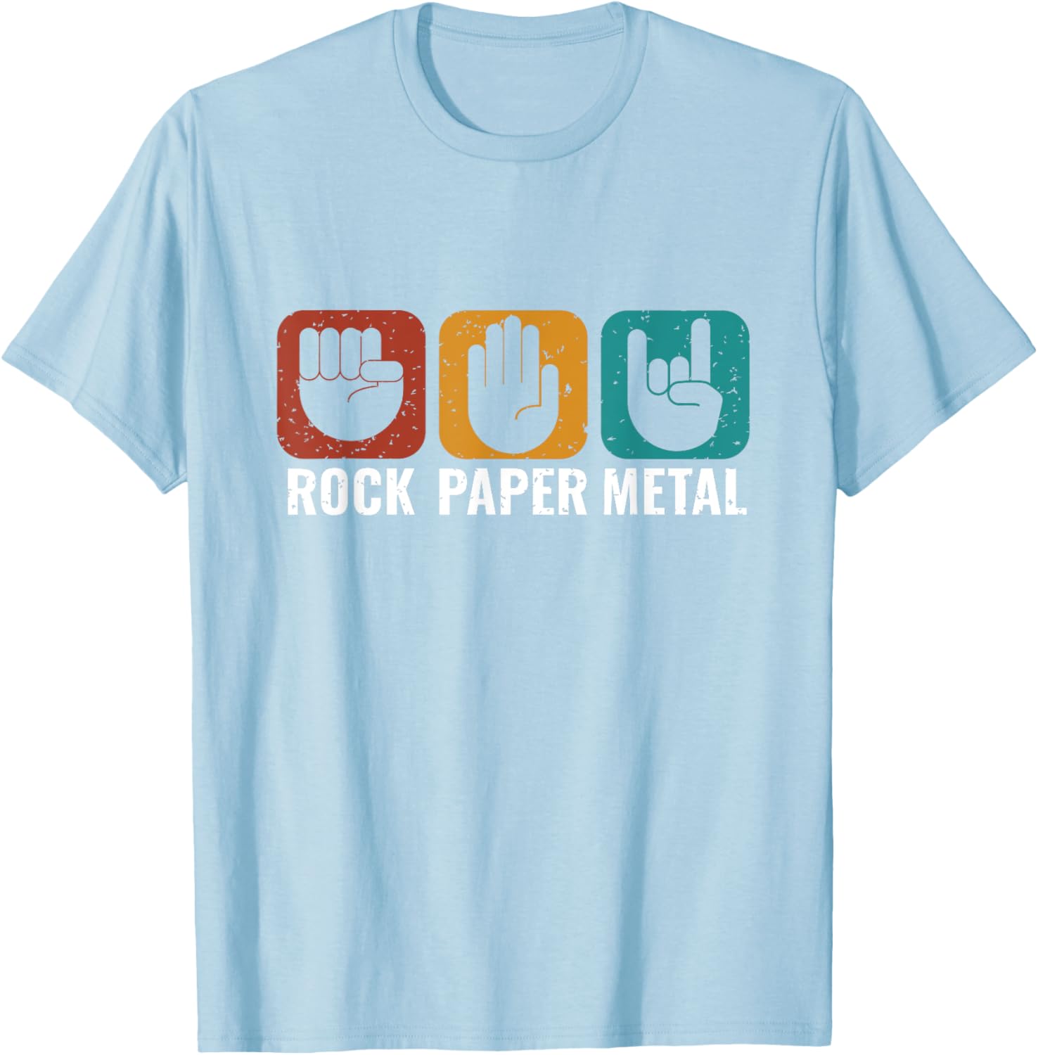 Rock Paper Metal T-Shirt for Metal Fans - Ultimate Music Lover Gift - 6