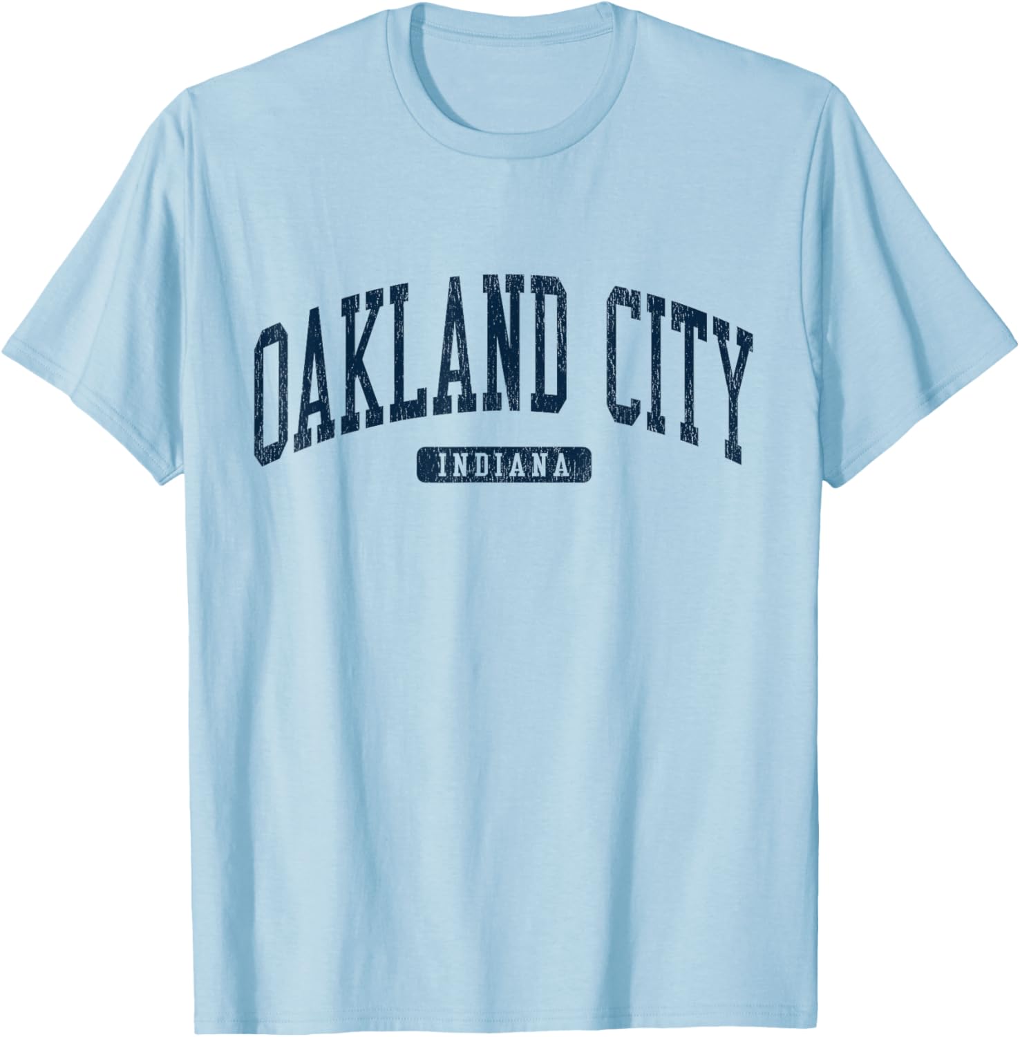Oakland City Indiana College University Style Blue T-Shirt for Men and Women - 7