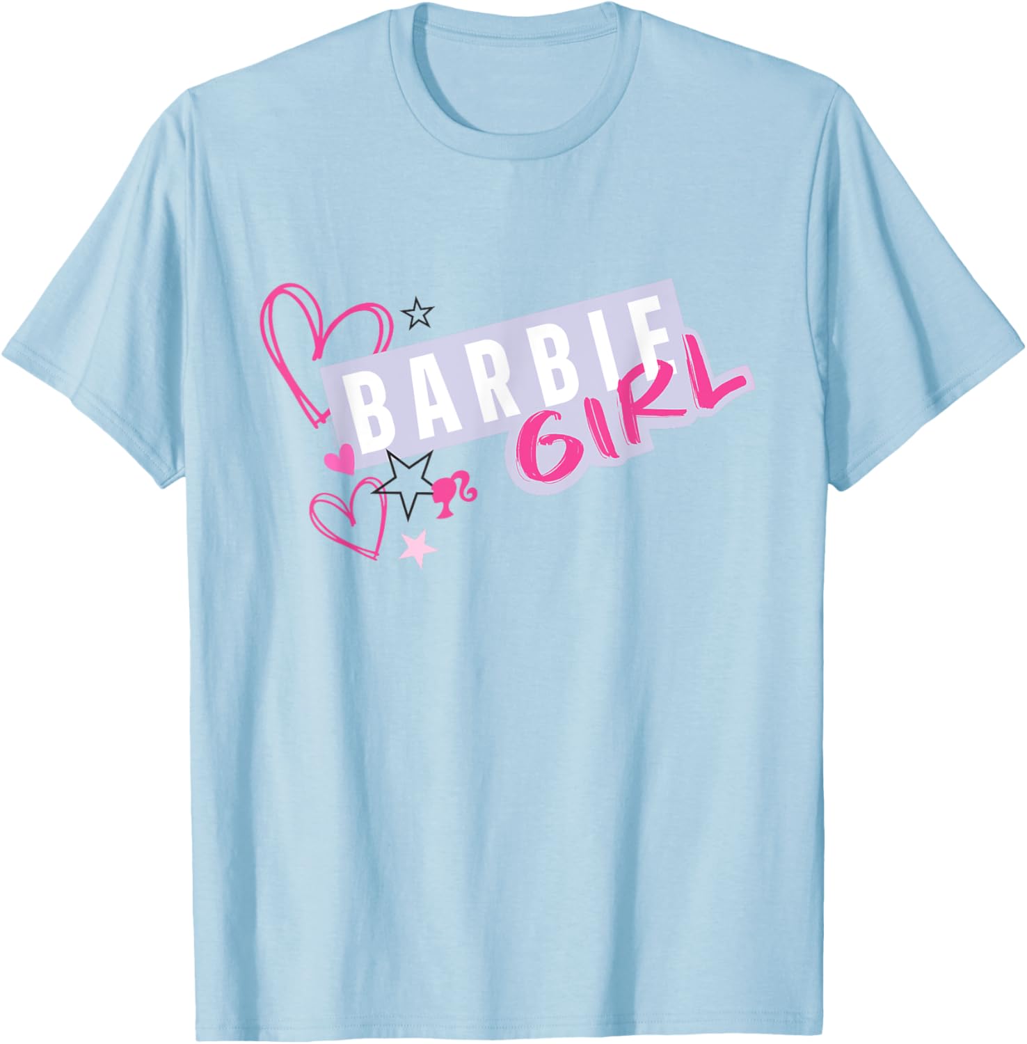 Barbie Girl and Hearts T-Shirt for Fun Fashionable Outfits - 2