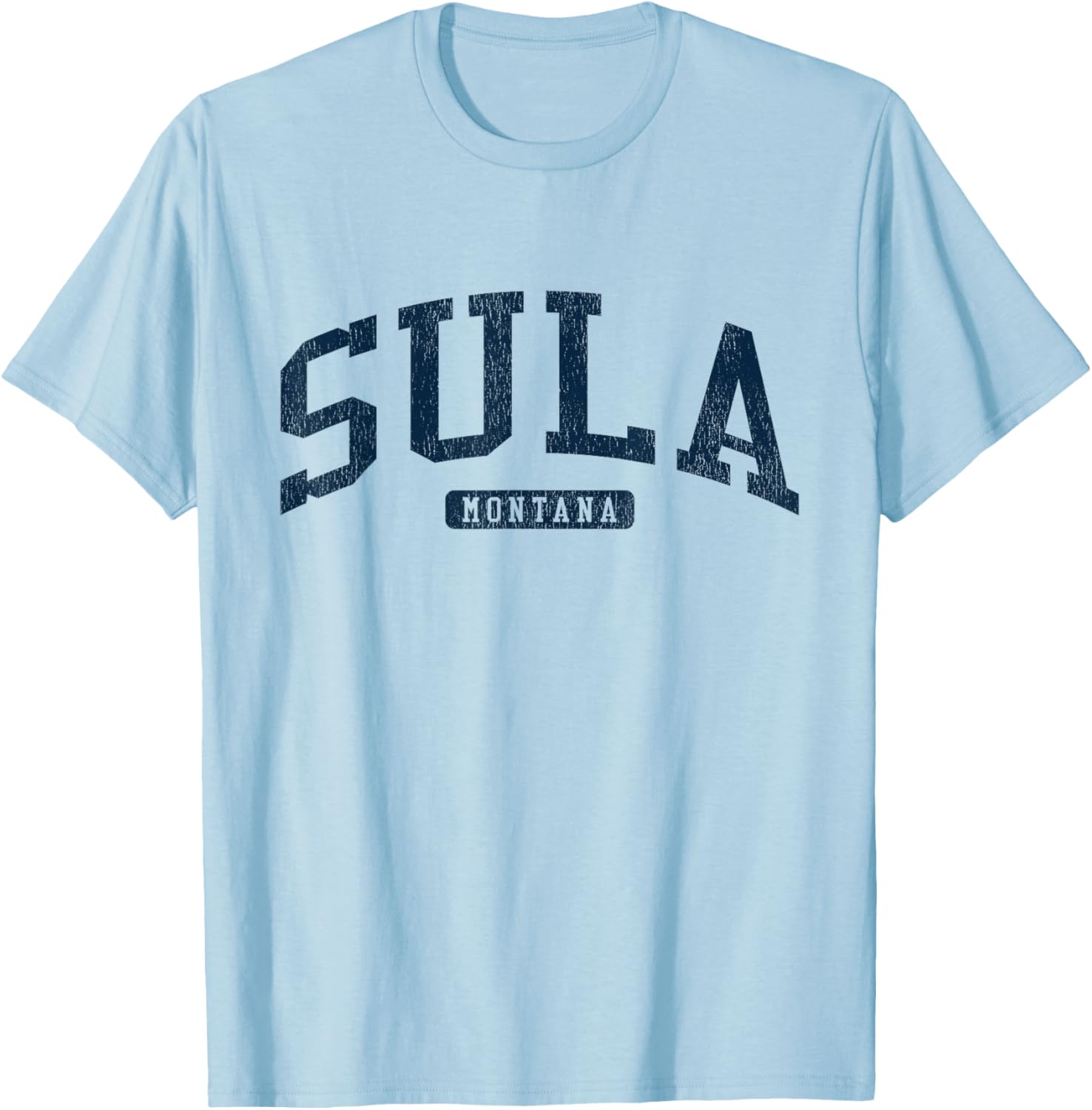 Sula Montana College University Style Blue T-Shirt for Casual Wear - 17