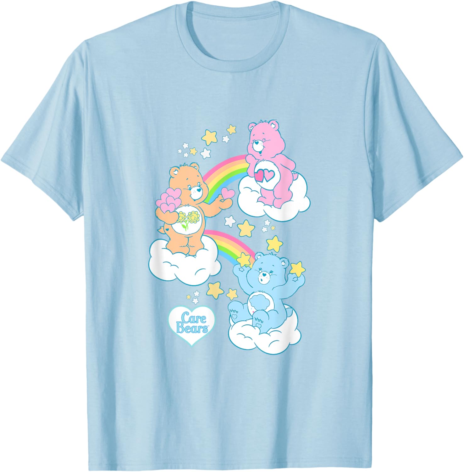 Care Bears Rainbow Kingdom Original Bear T-Shirt for Fun Stylish Wear - 7