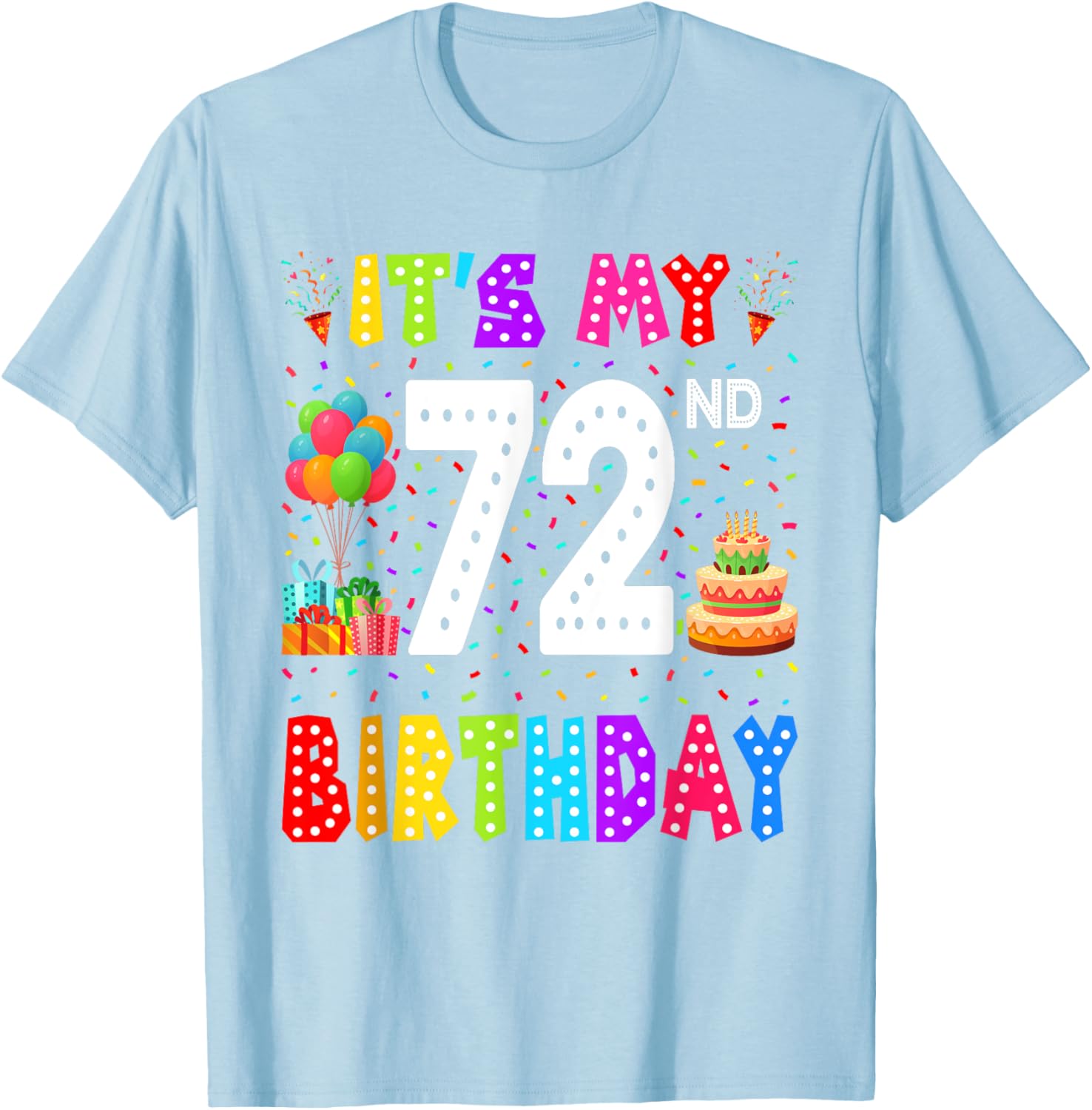 Funny 72nd Birthday T-Shirt for Men and Women - Perfect Gift Idea - 18