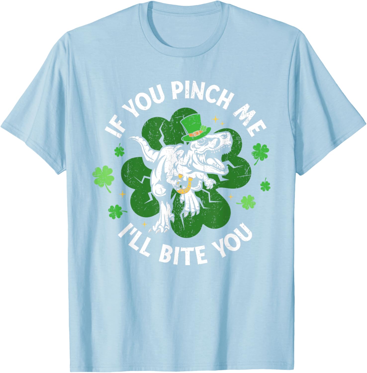 Funny Dinosaur T-Shirt for Men and Women - If You Pinch Me I'll Bite You - 3