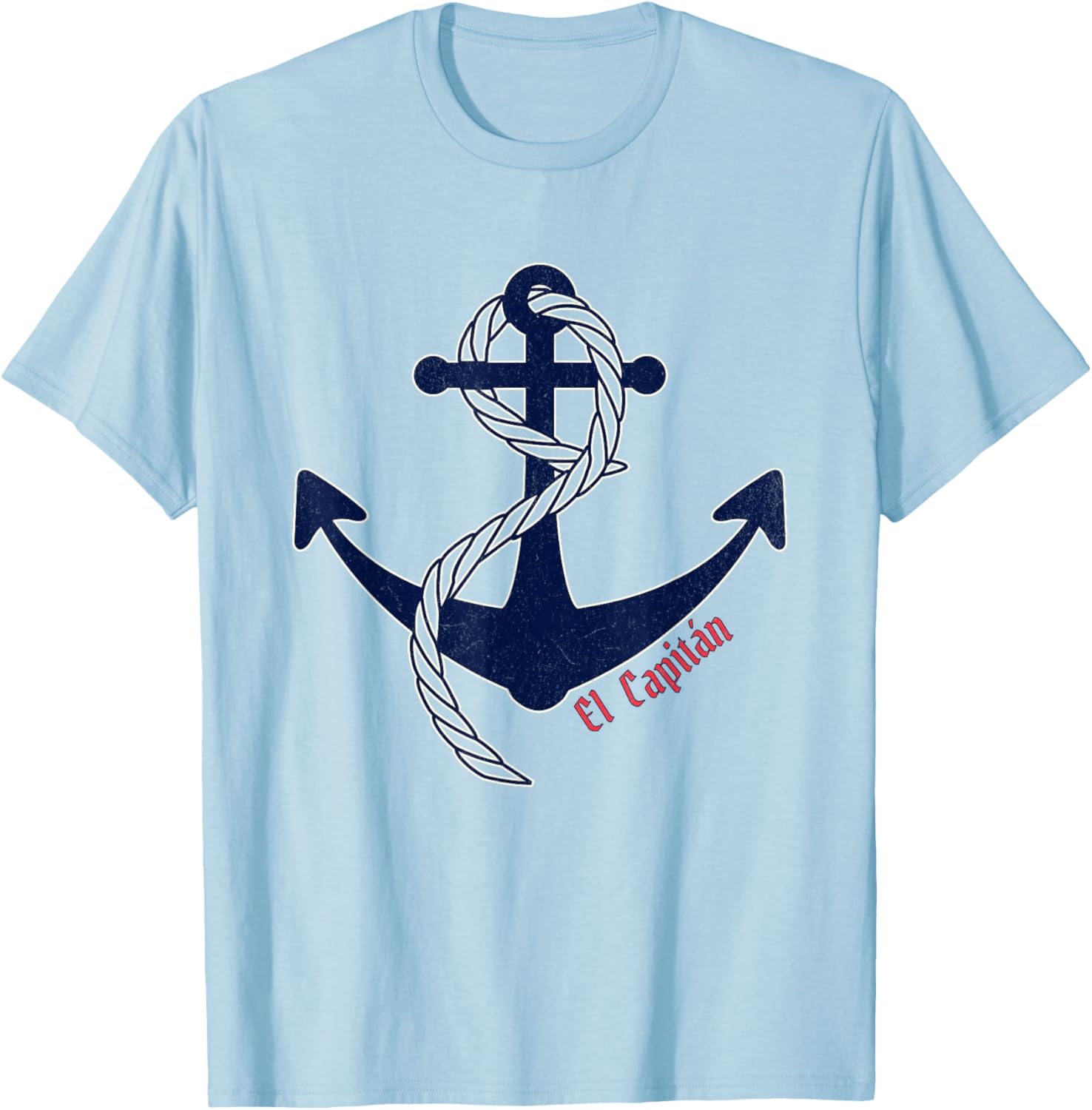 Nautical Anchor T-Shirt for Fishermen - El Capitan Style Apparel - 3