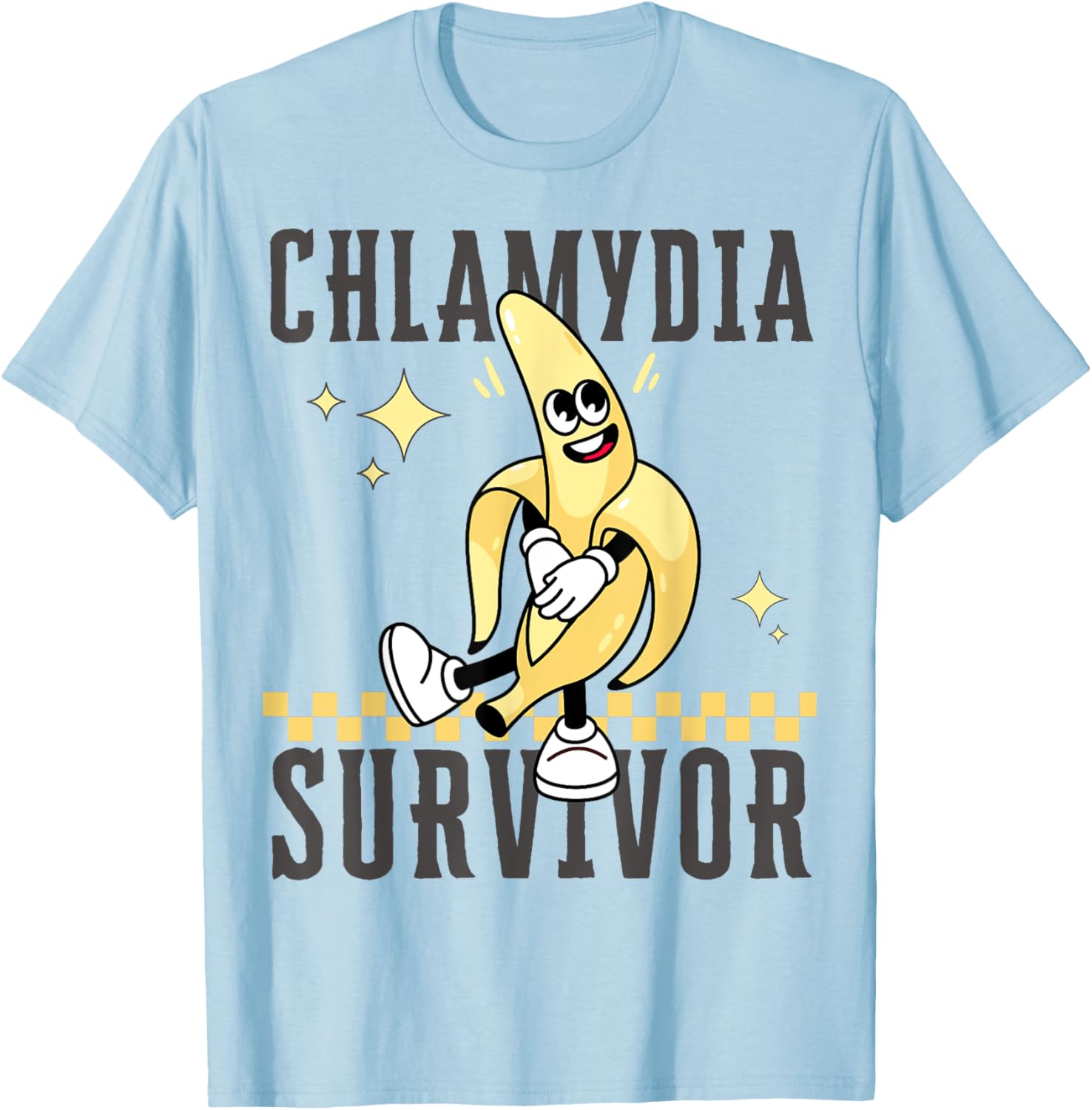 Funny Banana Chlamydia Survivor T-Shirt for Humorous Casual Wear - 10