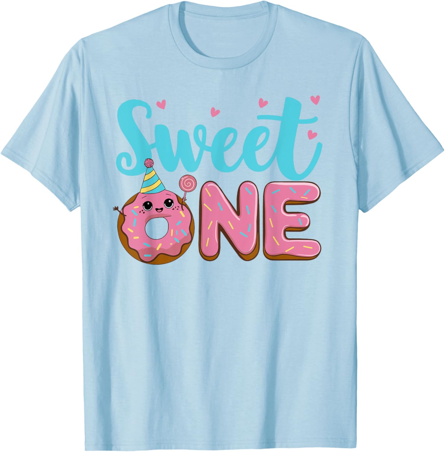Adorable Donut Family Matching T-Shirt for 1st Birthday Girl Celebration - 8