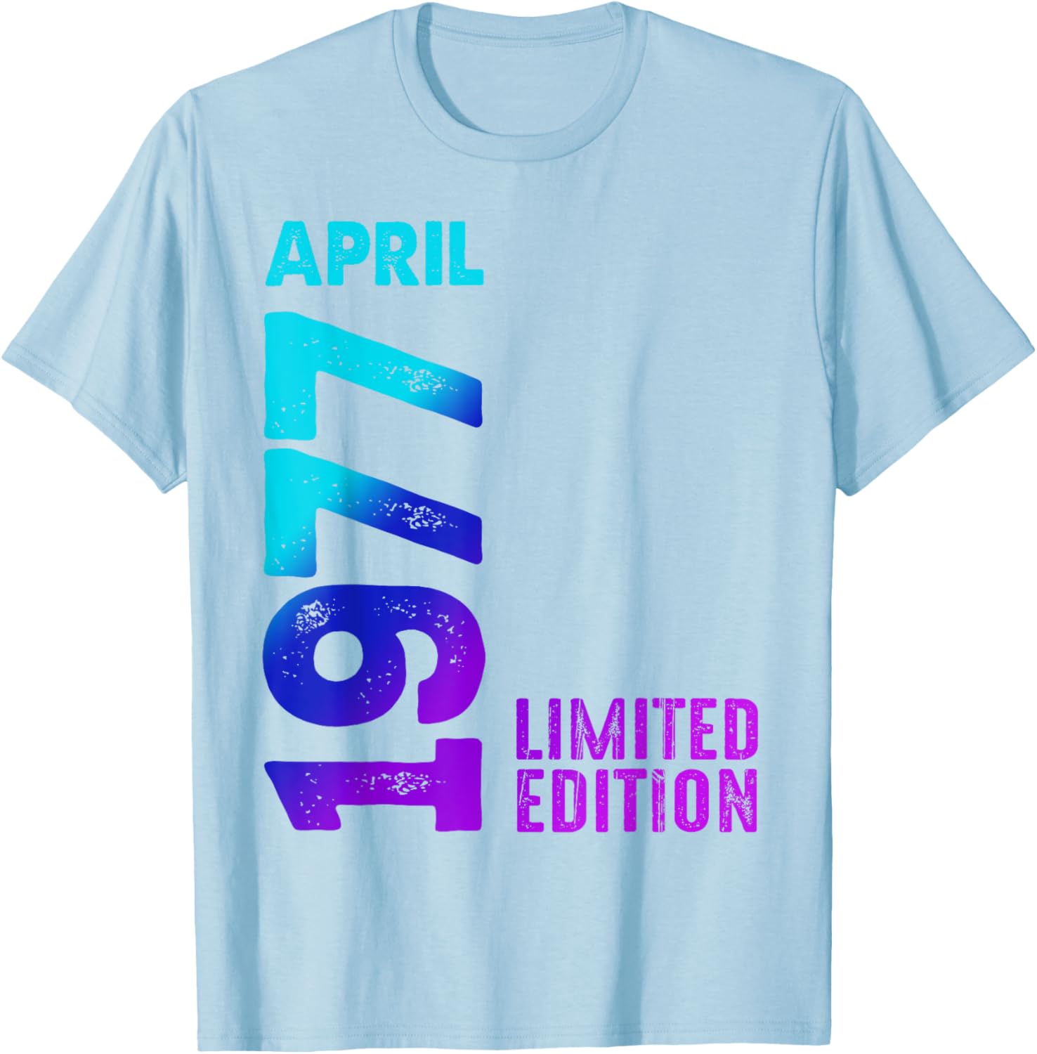 Vintage 1977 Retro T-Shirt Limited Edition Celebrate April Birthdays - 20