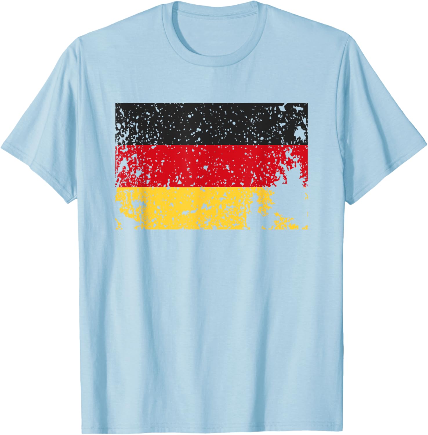Retro Worn Germany Flag T-Shirt Grunge Distressed German Colors Style - 12