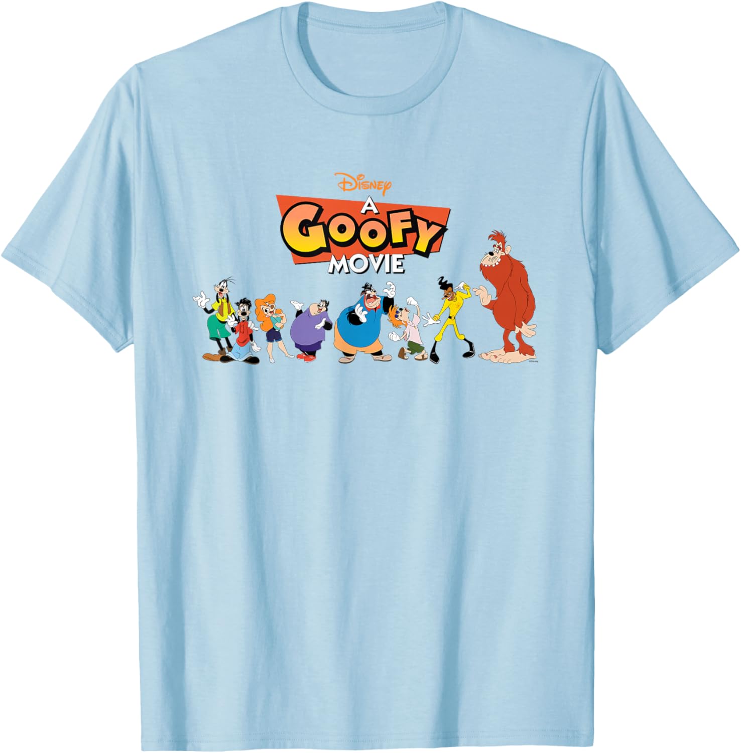 Disney A Goofy Movie 30th Anniversary Character Logo T-Shirt for Fans - 23