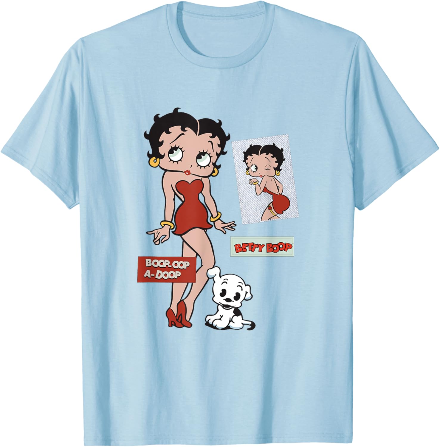 Betty Boop Picture Perfect Patches T-Shirt for Fun Fashion Lovers - 8