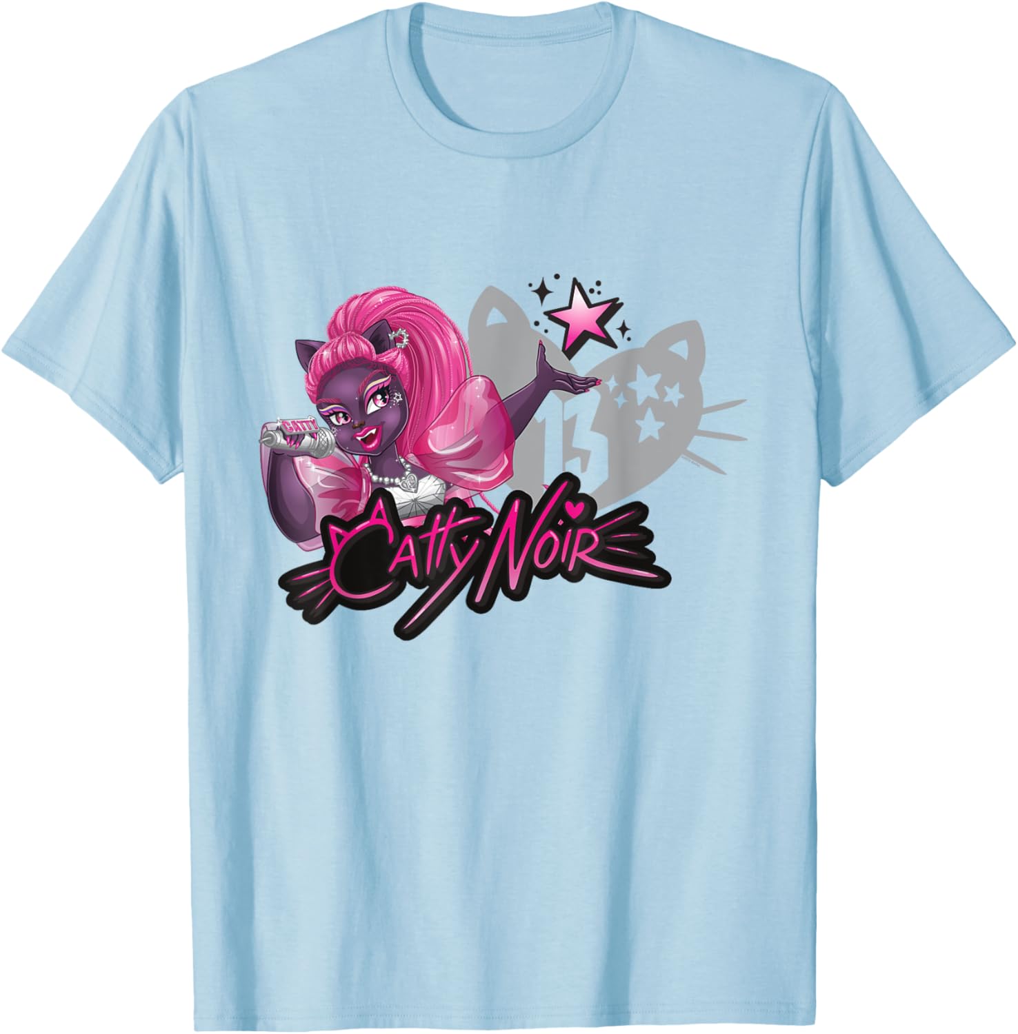 Monster High Catty Noir T-Shirt for Fans of Stylish Fun and Fashion - 3