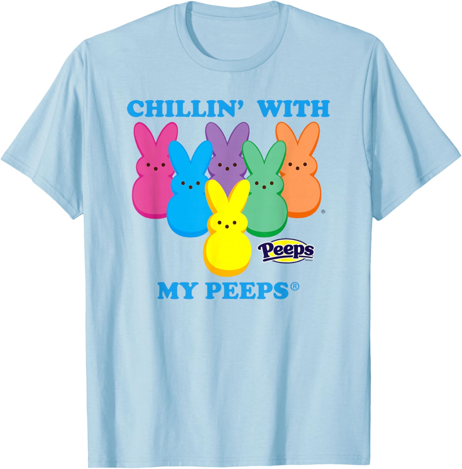 Peeps Easter Chillin With My Peeps Sweet Squad Fun T-Shirt for Kids - 5