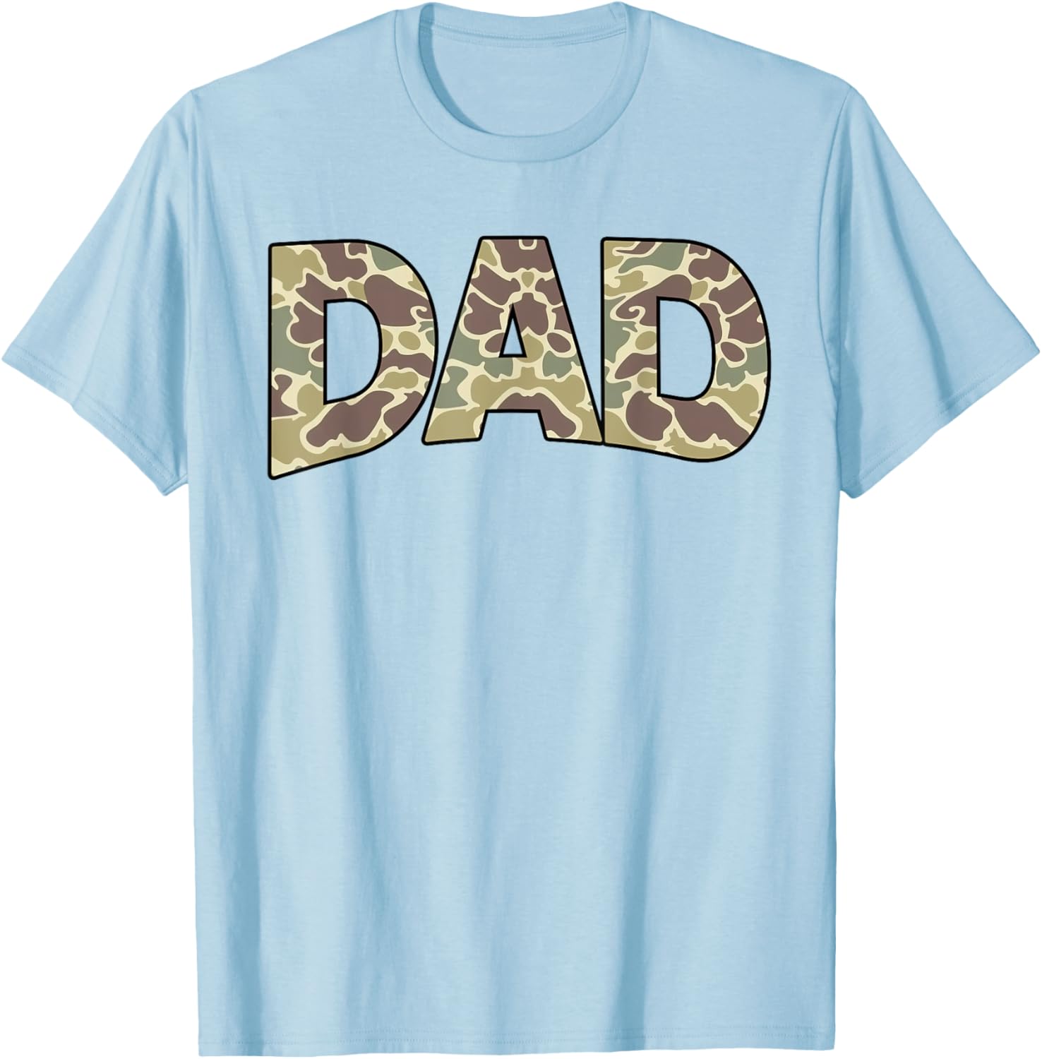 Retro Camo Dad T-Shirt for Father's Day - Cool Old School Style - 8