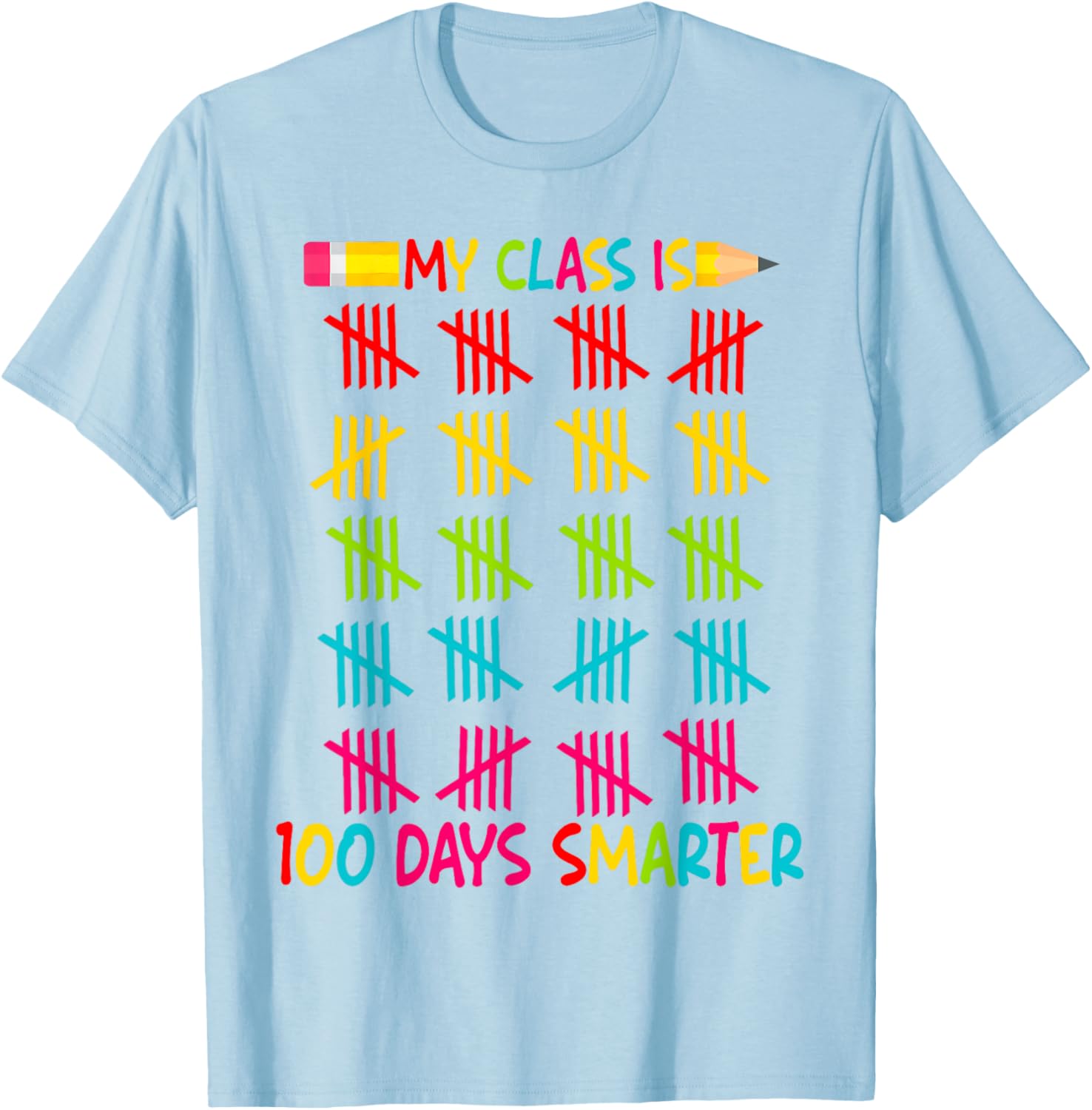 100 Days Smarter Teacher T-Shirt for 100th Day of School Celebrations - 18