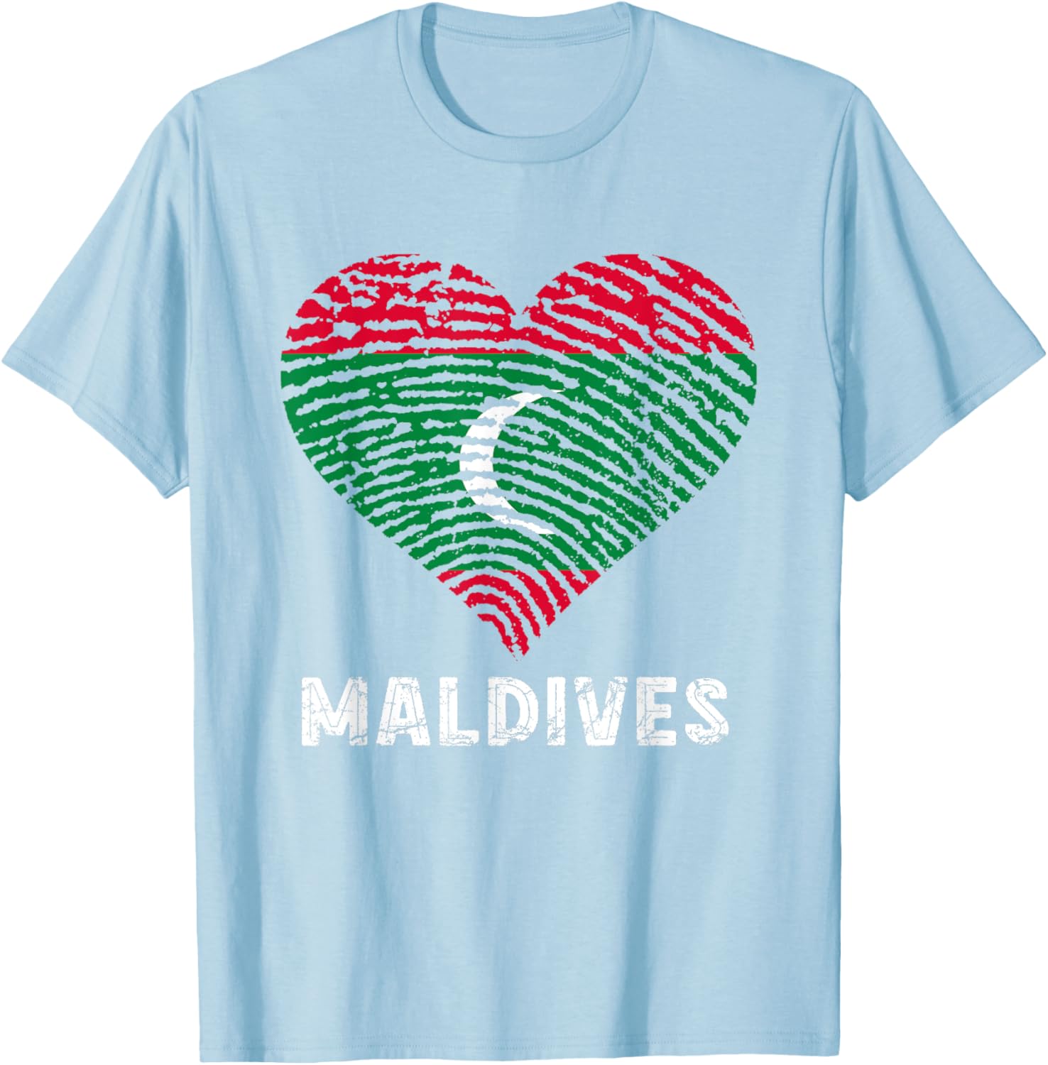 Maldives Pride T-Shirt with Maldivian Flag - Stylish Casual Wear - 24