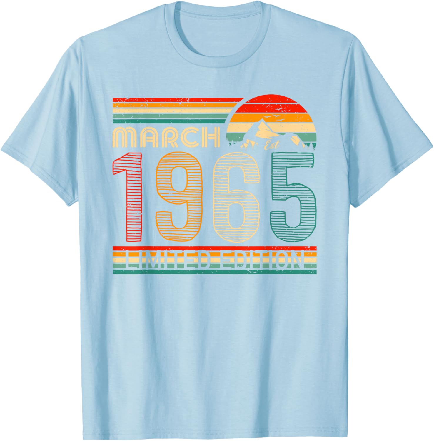 March 1965 Vintage Birthday T-Shirt Classic Design for Timeless Style - 14