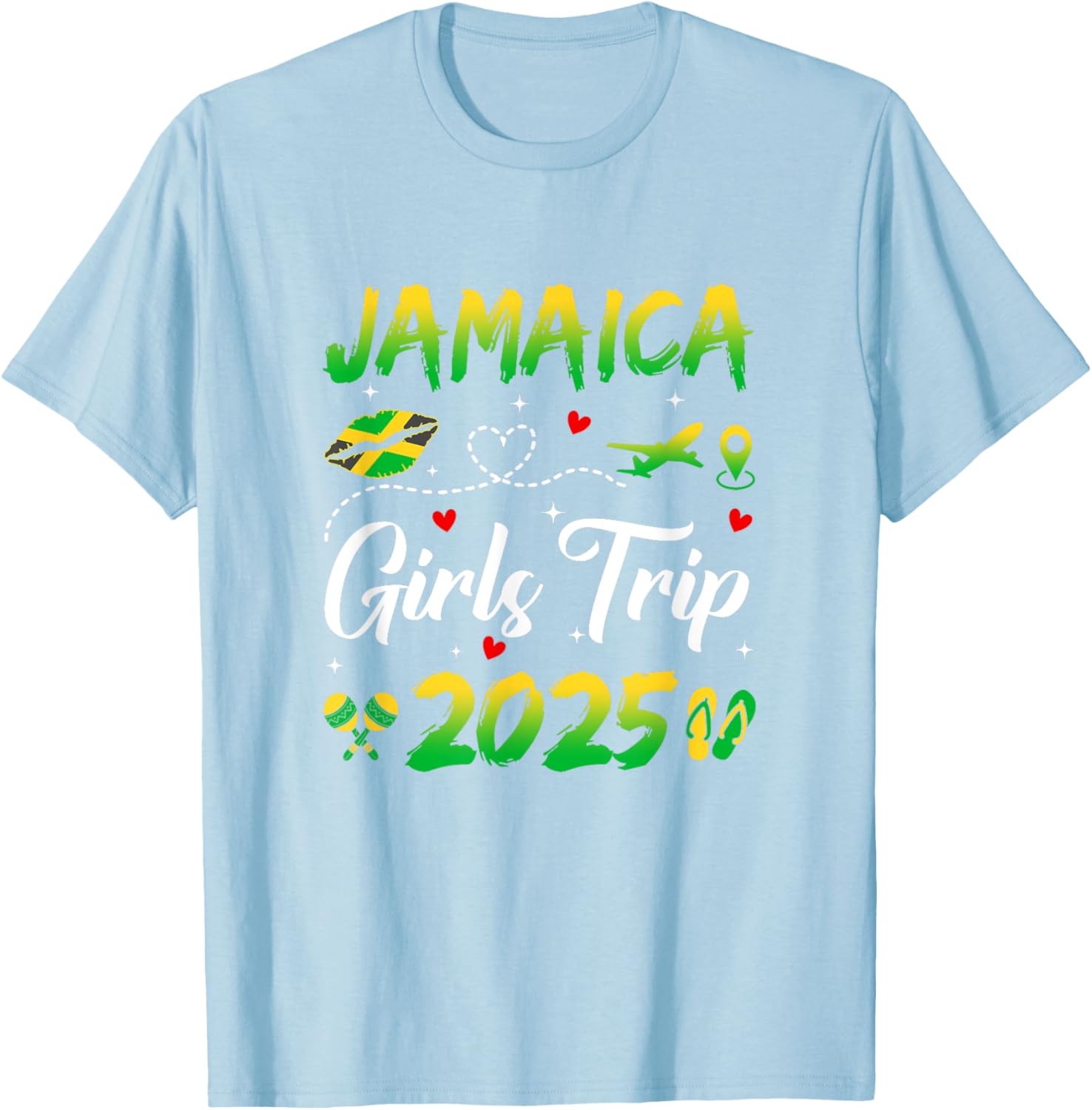 Jamaica Girls Trip 2025 Summer Matching T-Shirts for Fun Getaways - 22