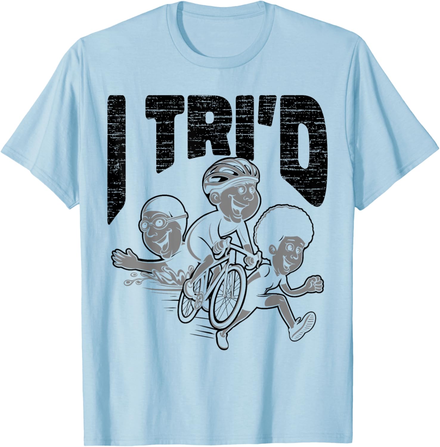 I Tri'd Triathlon Ultra Runner T-Shirt for Passionate Marathoners - 4