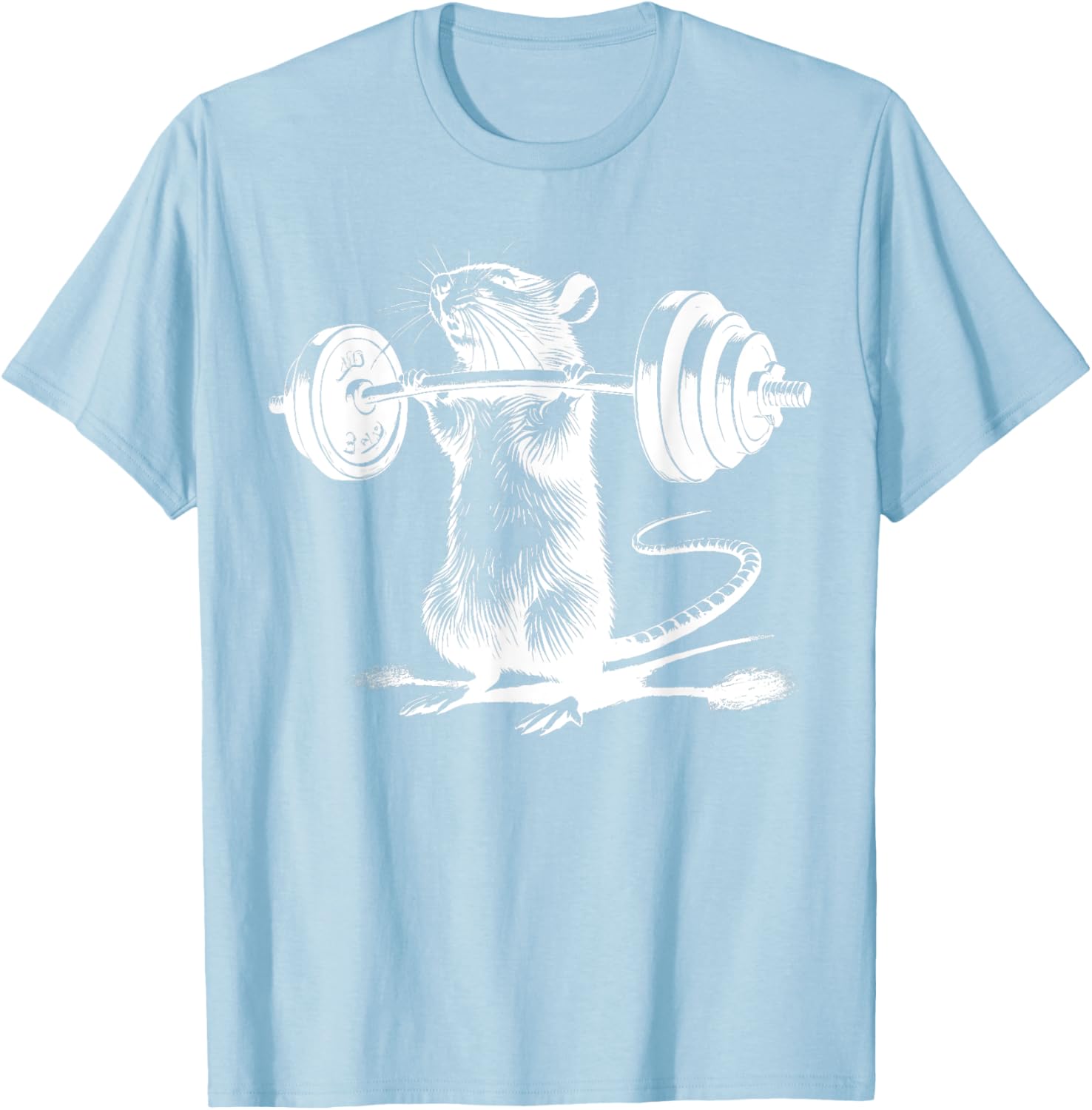 Retro Gym Rat Fitness T-Shirt for Bodybuilding and Weight Lifting Fans - 15