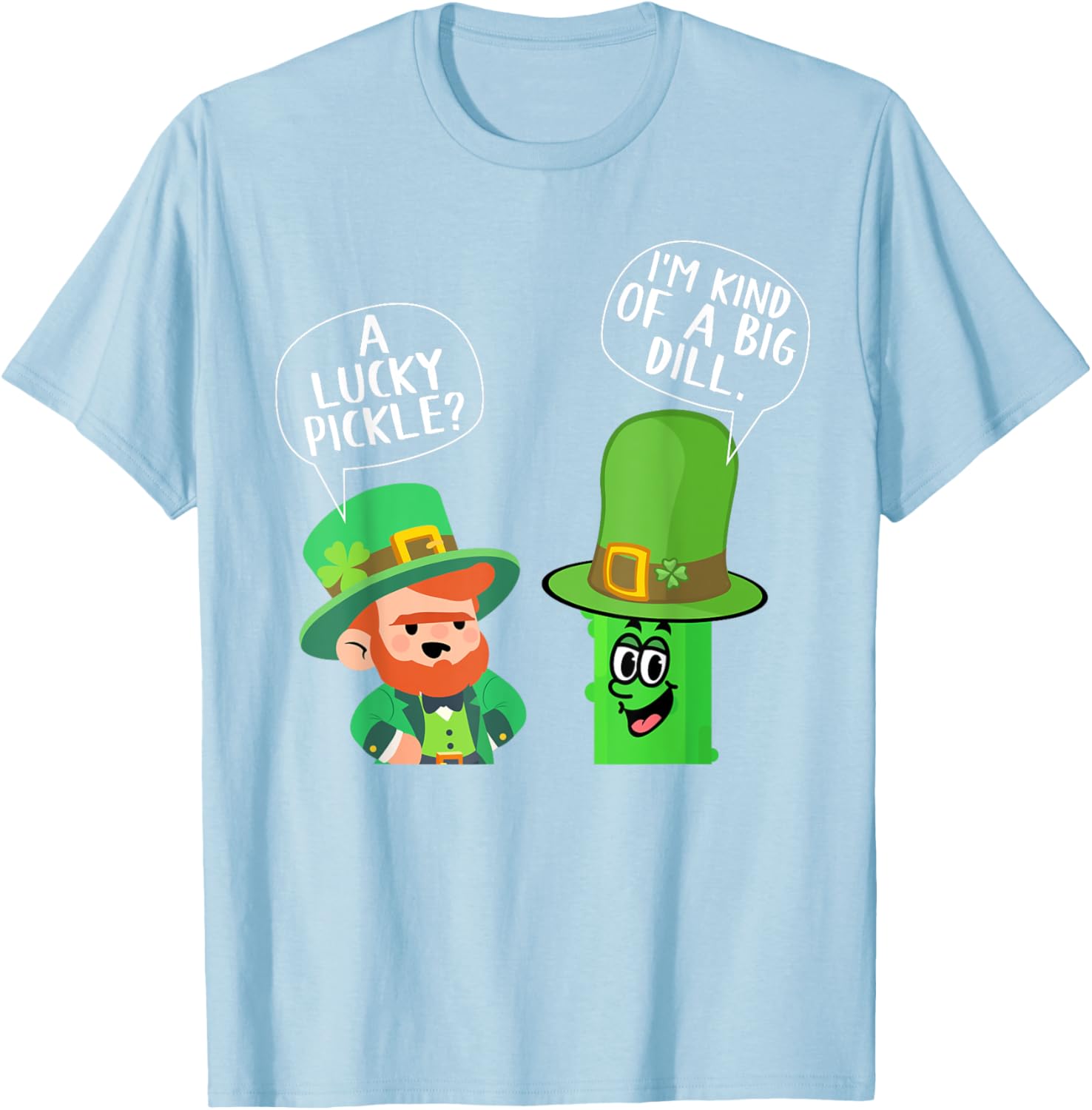 Happy St. Patrick's Day Leprechaun Pickle Joke Humor T-Shirt for Fun - 6
