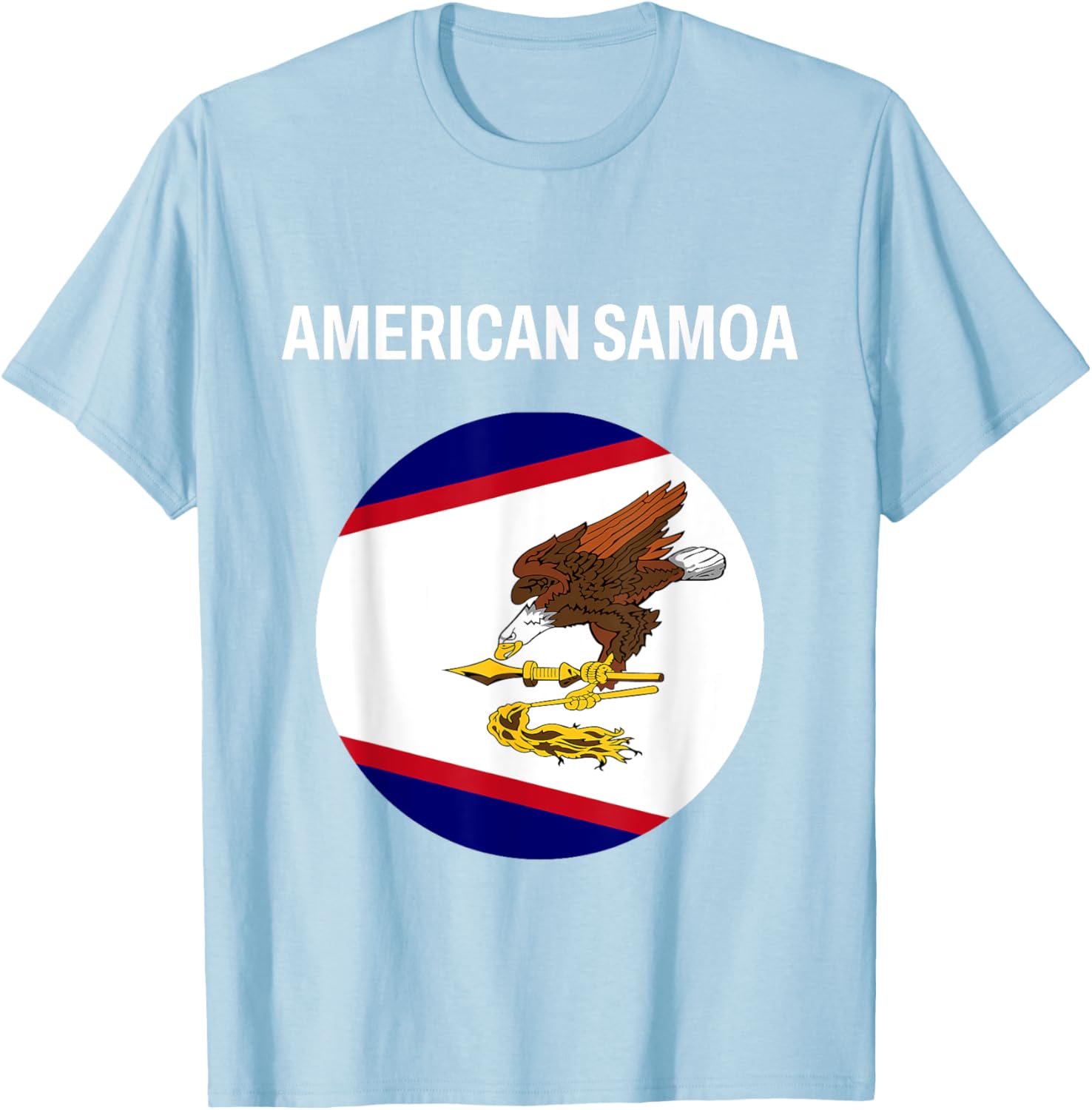 American Samoa Flag Modern T-Shirt for Stylish Casual Wear - 15