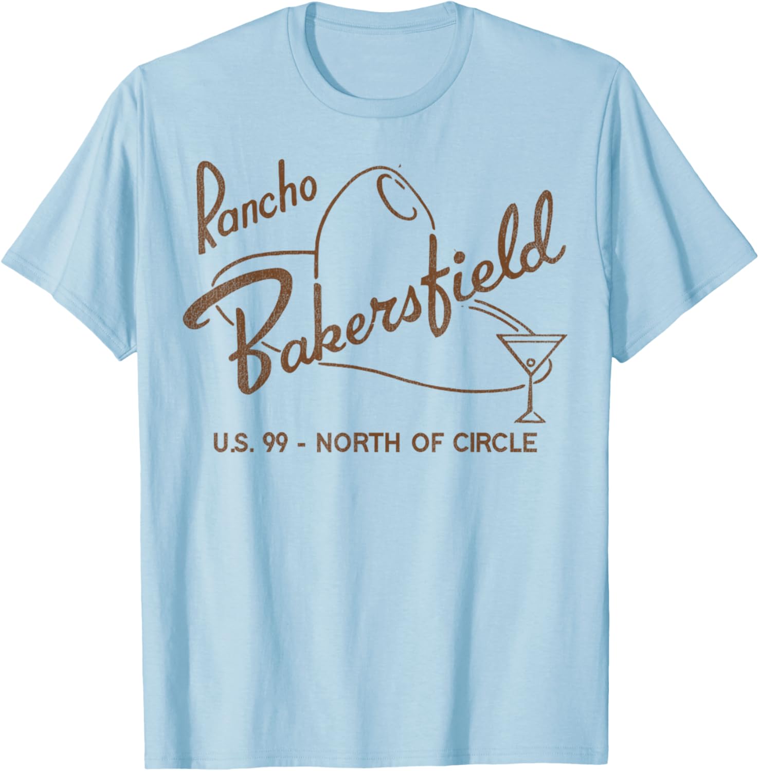 Vintage Rancho Bakersfield Retro Motel T-Shirt for California Lovers - 27
