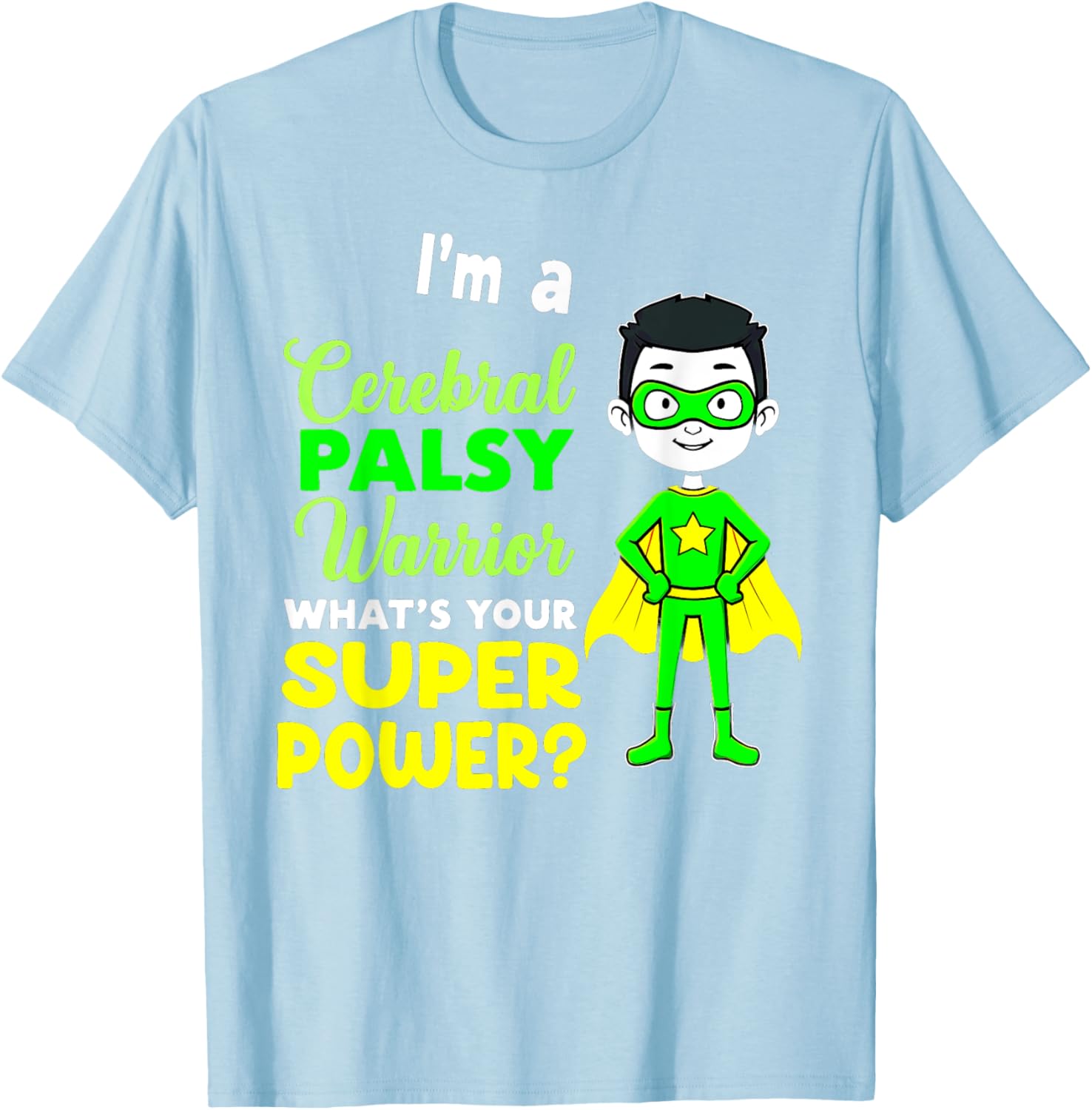 Kids Cerebral Palsy Warrior T-Shirt for Awareness and Support - 15