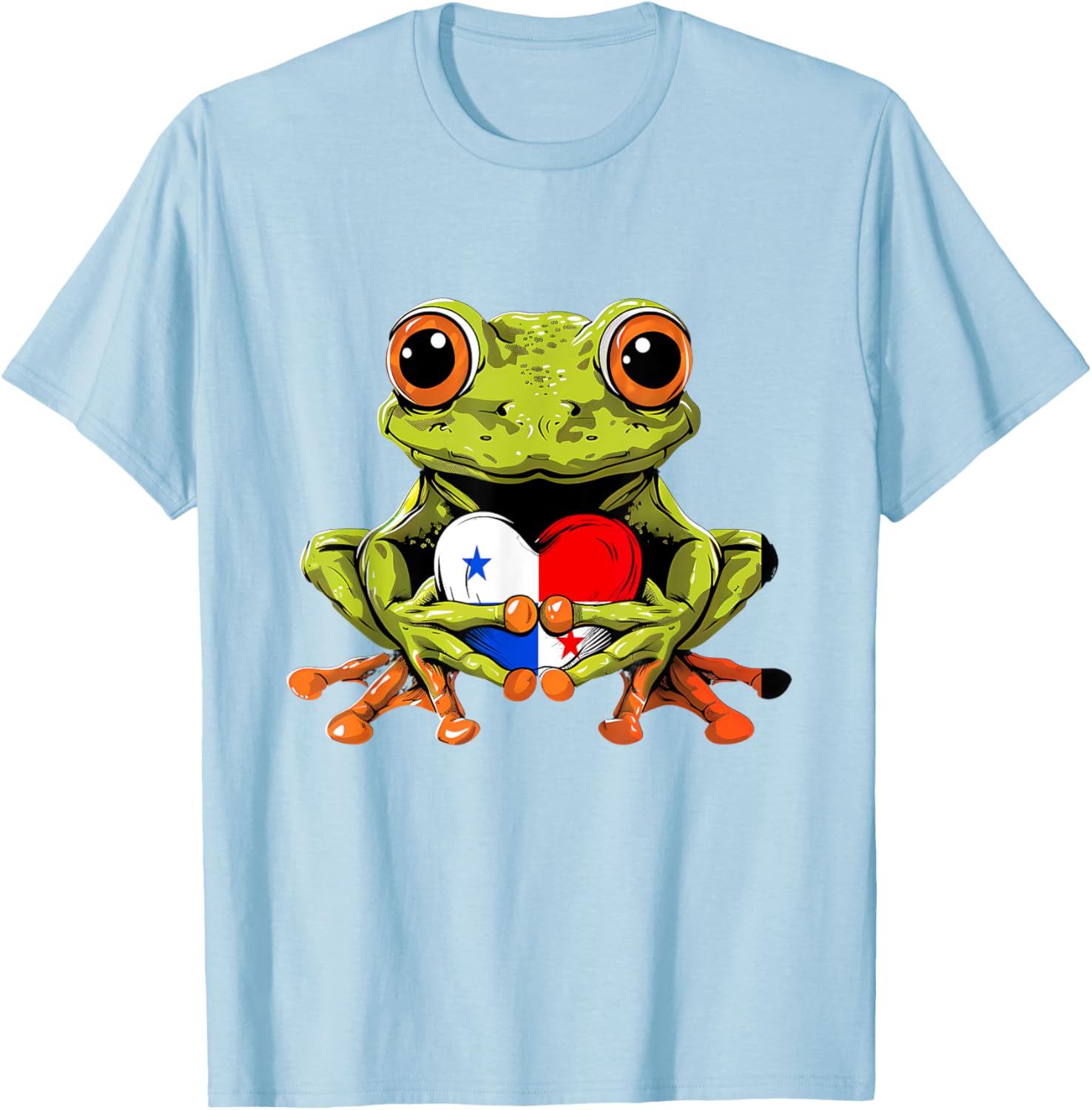 Panama Toad Frog Heart T-Shirt Celebrating Panamanian Roots and Pride - 3