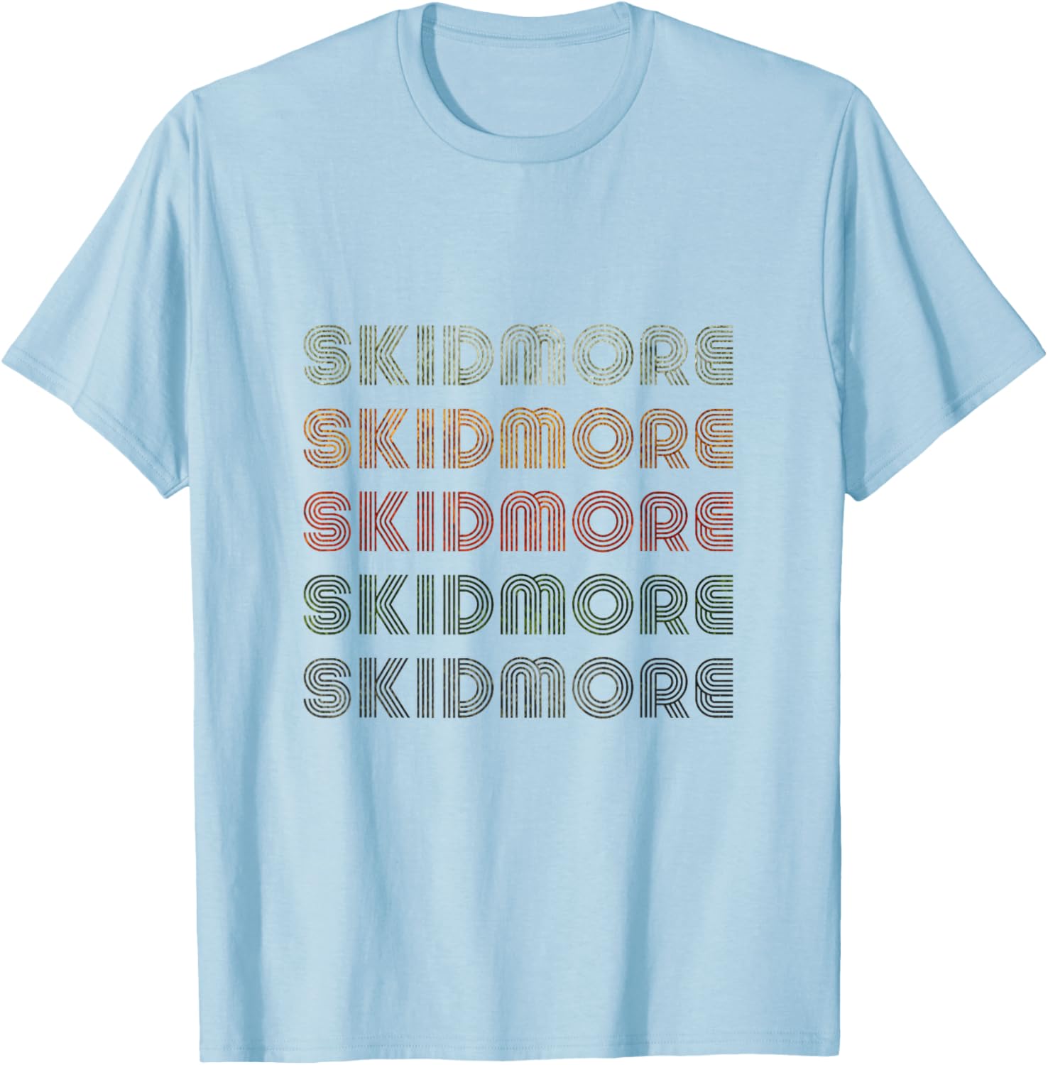 Love Heart Skidmore Black Tee Vintage Grunge Style T-Shirt for Everyone - 7