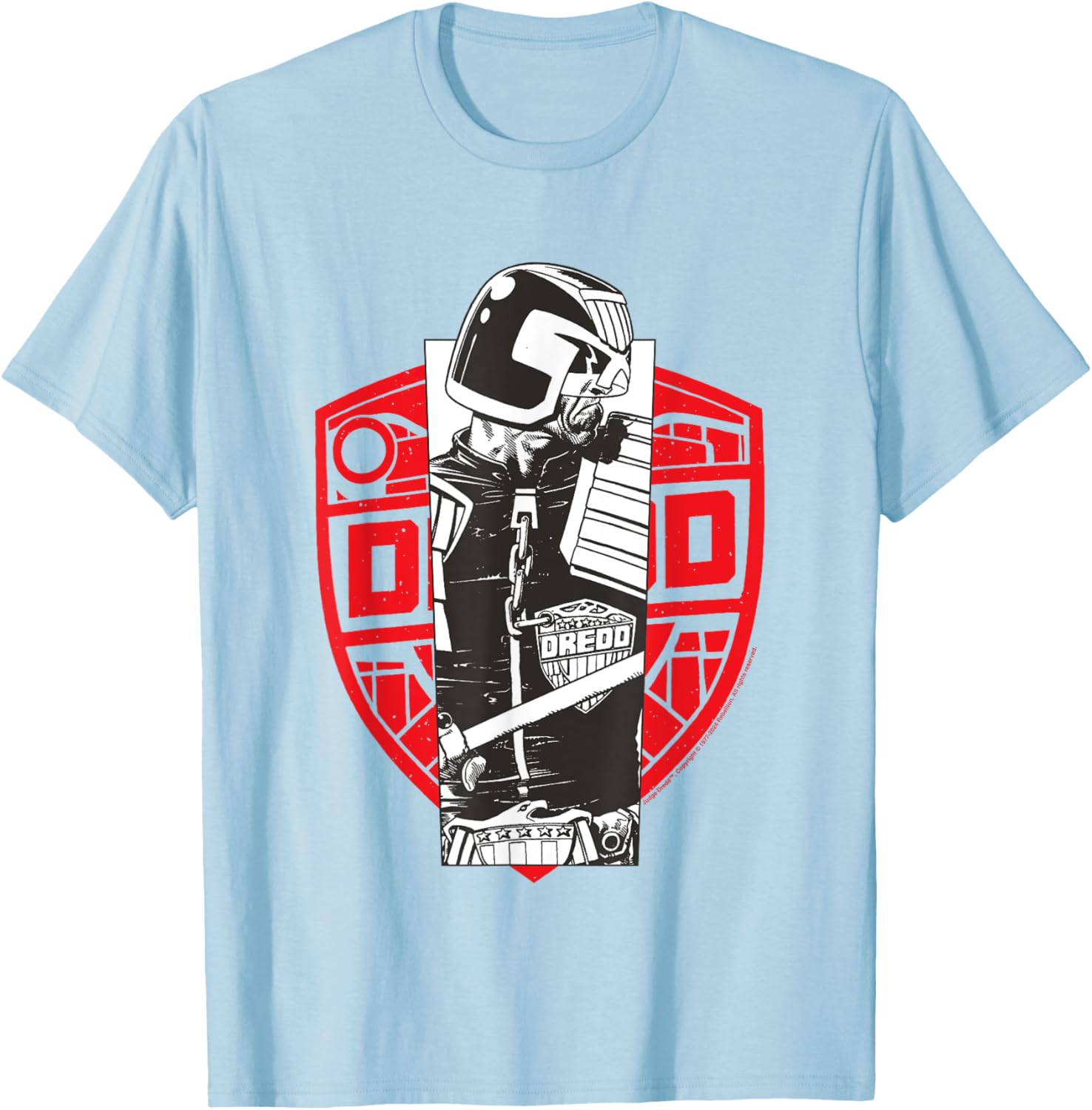 Judge Dredd Law Enforcer T-Shirt for Fans of 2000 AD Comics - 2