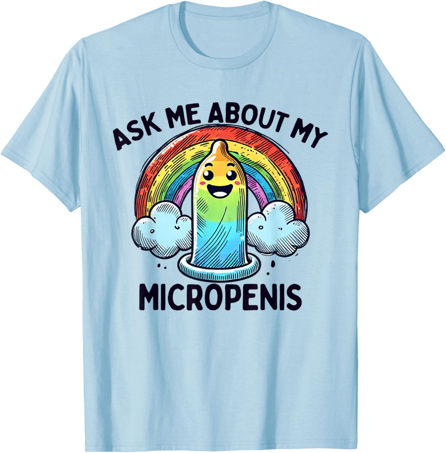 Funny Ask Me About My Micropenis T-Shirt for Adult Humor Lovers - 6