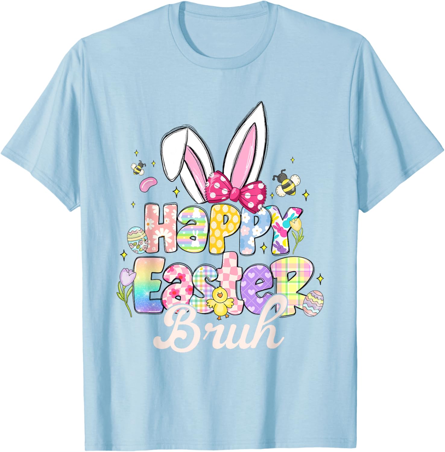 Funny Easter Bruh Meme T-Shirt for Bro Happy Spring Celebrations - 5