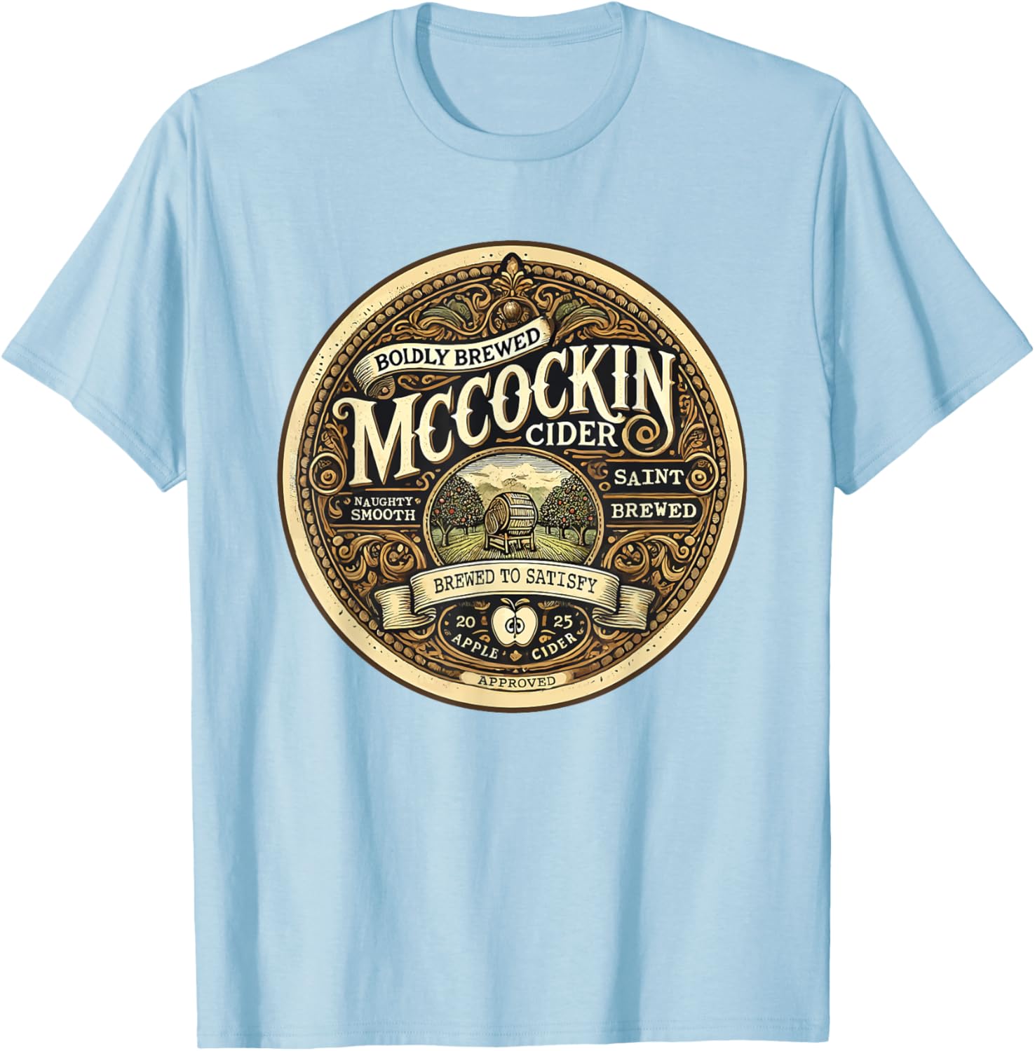 Funny Mccockin Cider St Patricks Day T-Shirt for Adults - Humor Apparel - 24