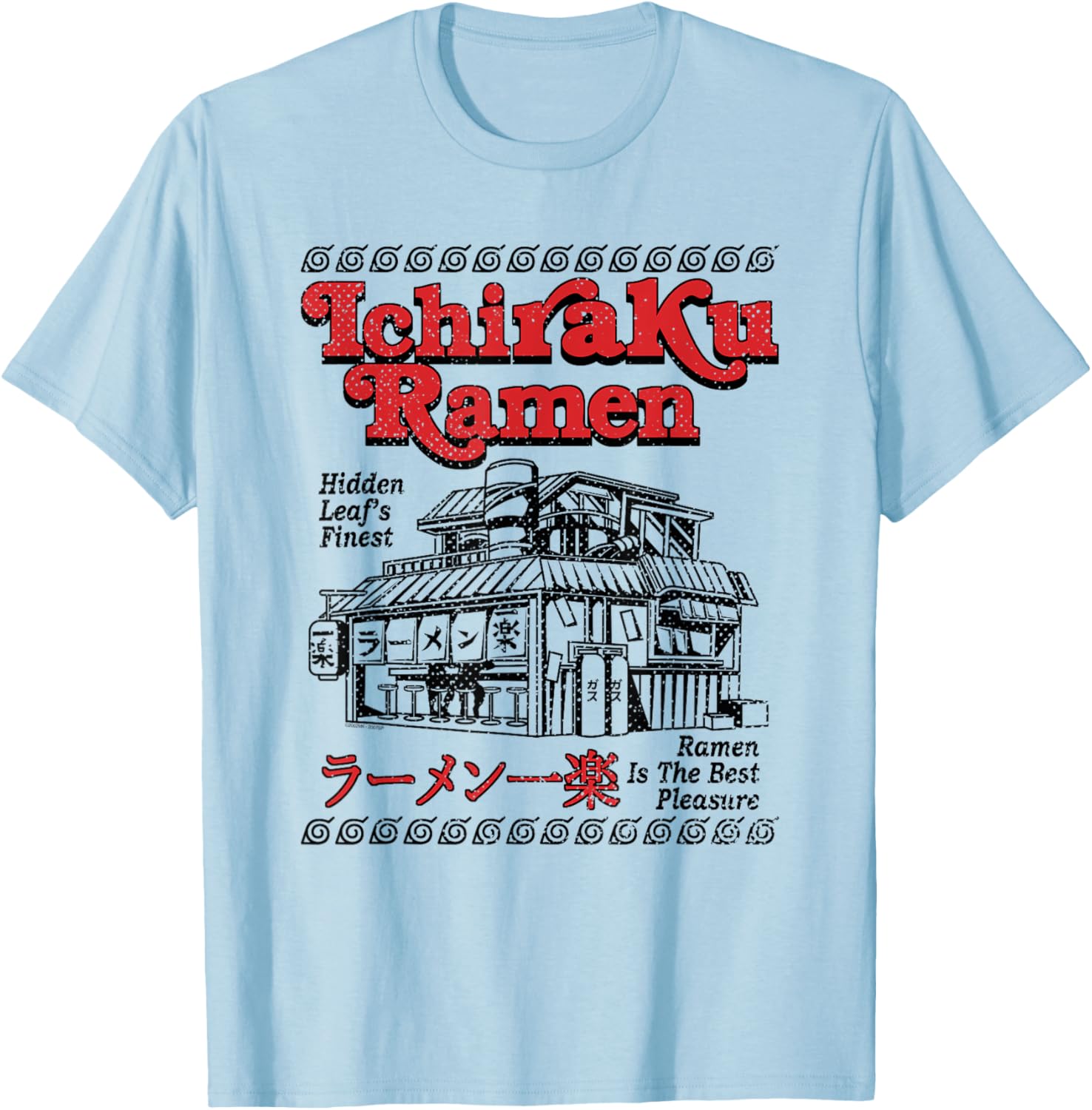 Naruto Shippuden Ichiraku Ramen Shop Retro Anime T-Shirt for Fans - 2