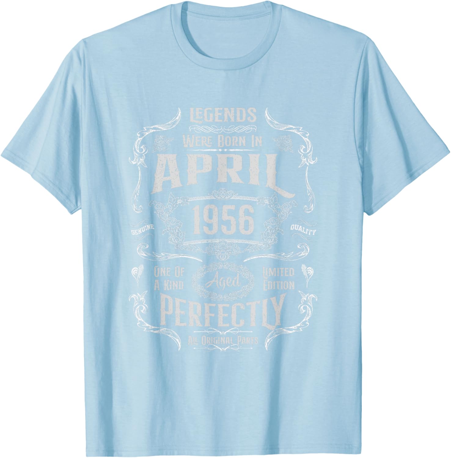 Vintage 69th Birthday Legends April 1956 T-Shirt for Memorable Celebrations - 24