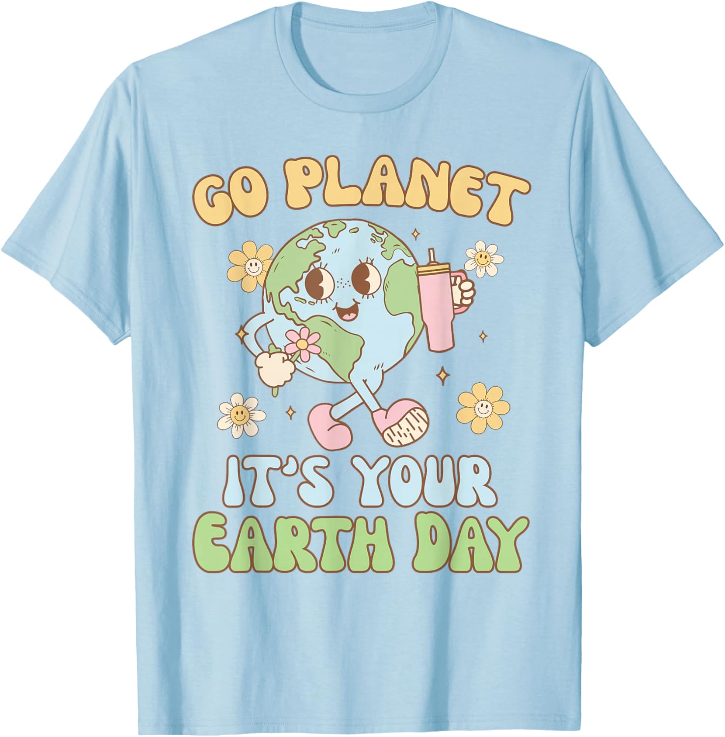 Earth Day 2025 Go Planet T-Shirt for Men, Women, and Kids - 12
