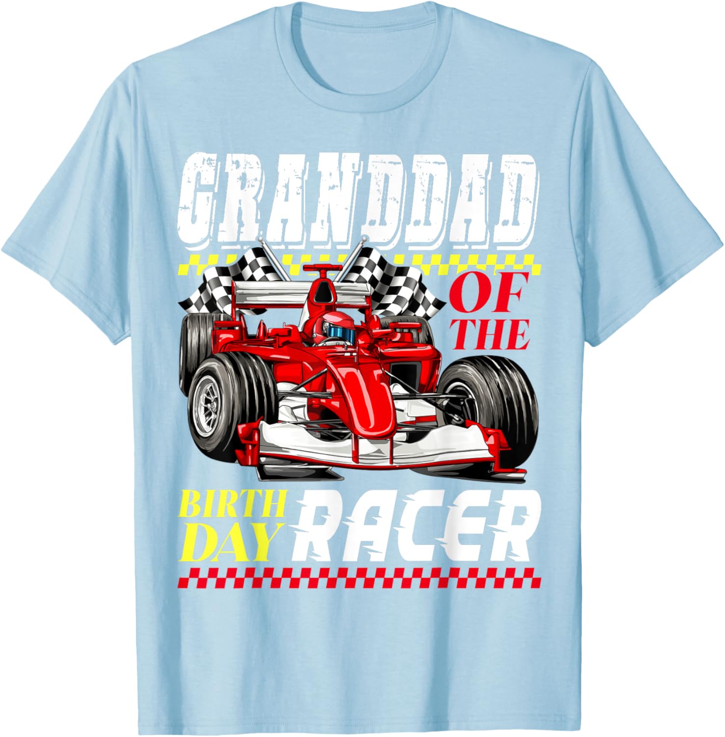 Race Car Party Granddad T-Shirt Perfect for Birthday Racer Fans - 9