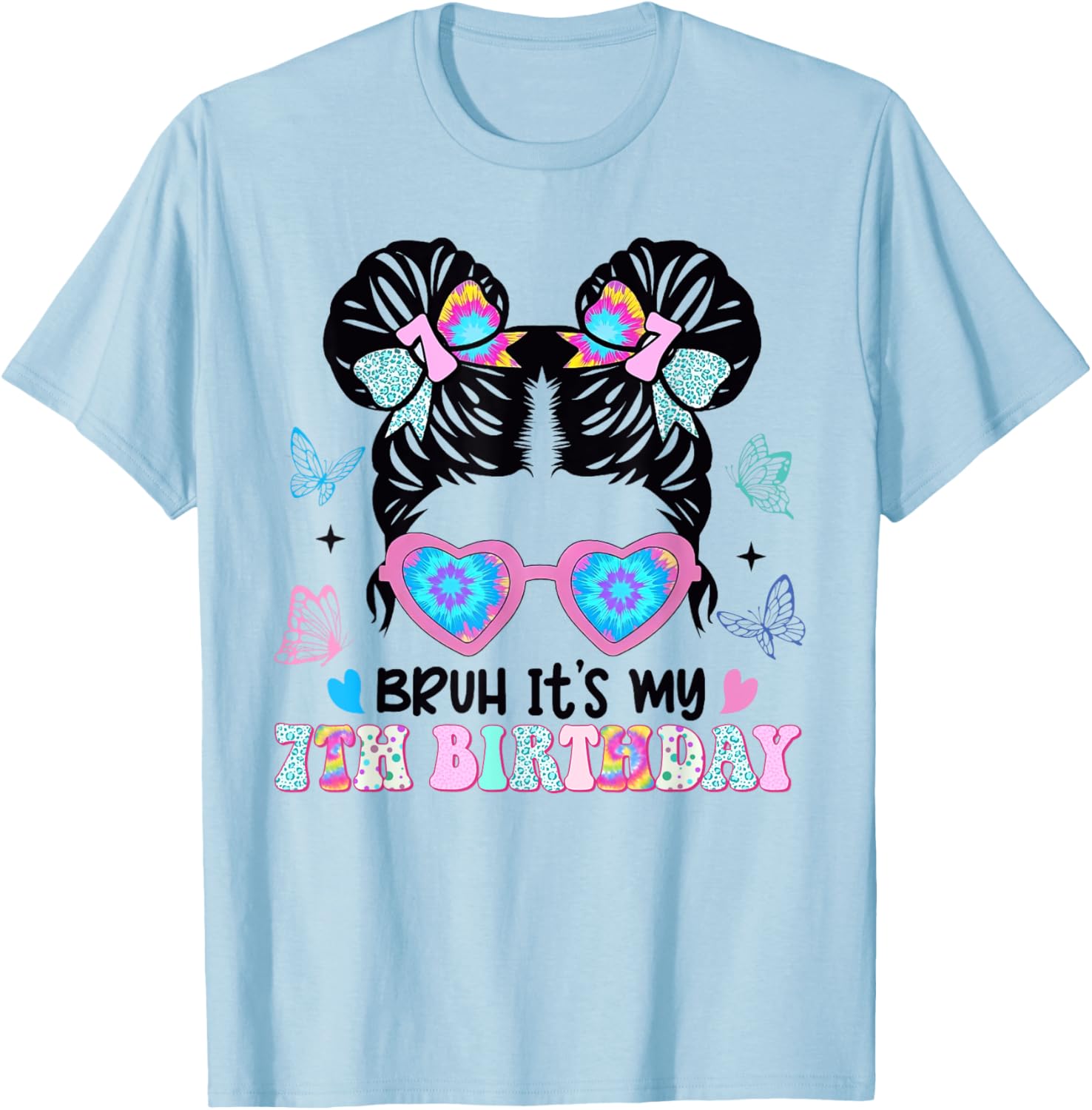 Retro 7th Birthday Girl T-Shirt for Fun Celebrations and Style - 11