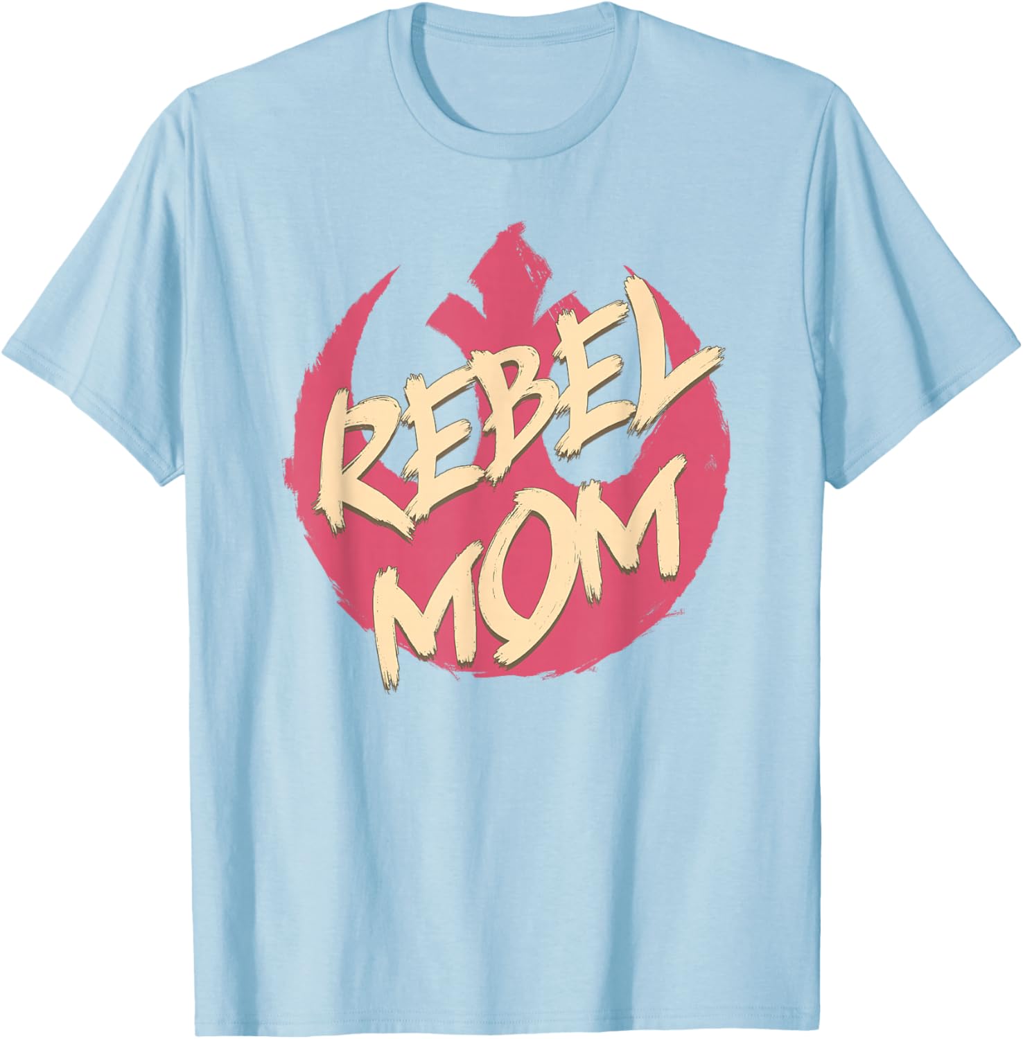 Star Wars Mother's Day Rebel Mom Distressed Logo T-Shirt for Her - 16