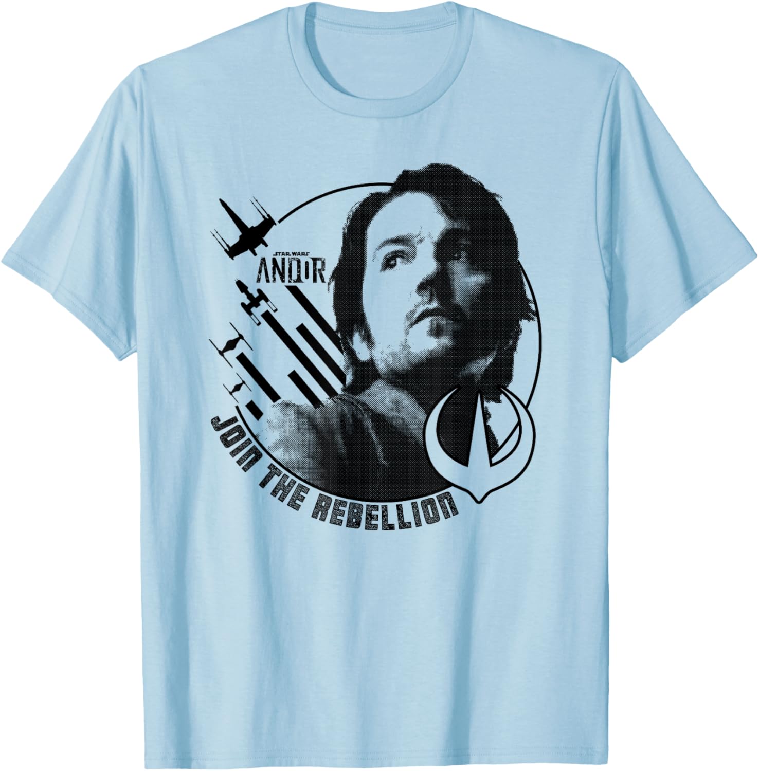 Star Wars Andor Cassian Andor Join The Rebellion Portrait T-Shirt - 9