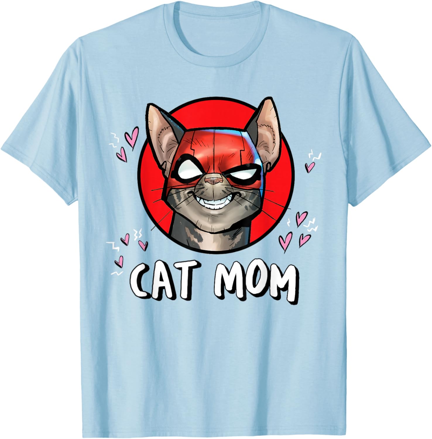 Funny Deadpool Catpool T-Shirt for Cat Moms - Marvel Super Heroes Pet Apparel - 6