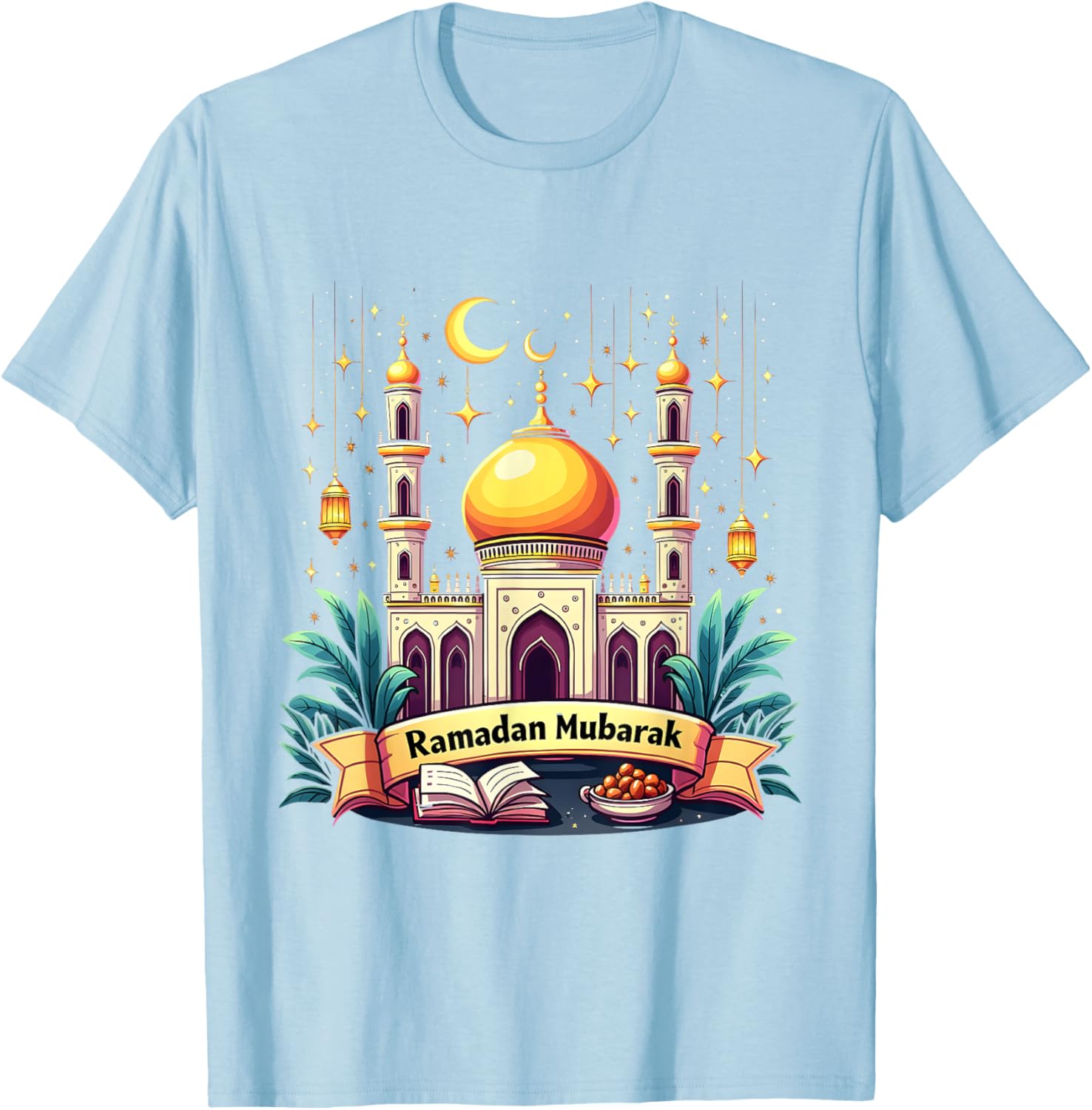 Happy Ramadan Mubarak T-Shirt 2025 Celebrating the Joy of Ramadan - 1