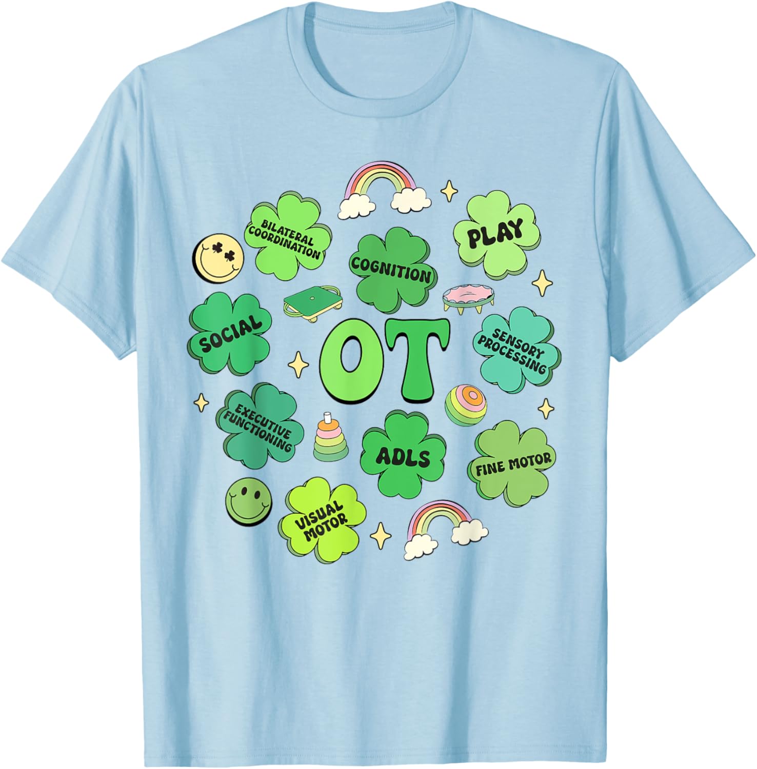 Saint Patrick's Day OT Therapist T-Shirt for Occupational Therapy Fun - 4