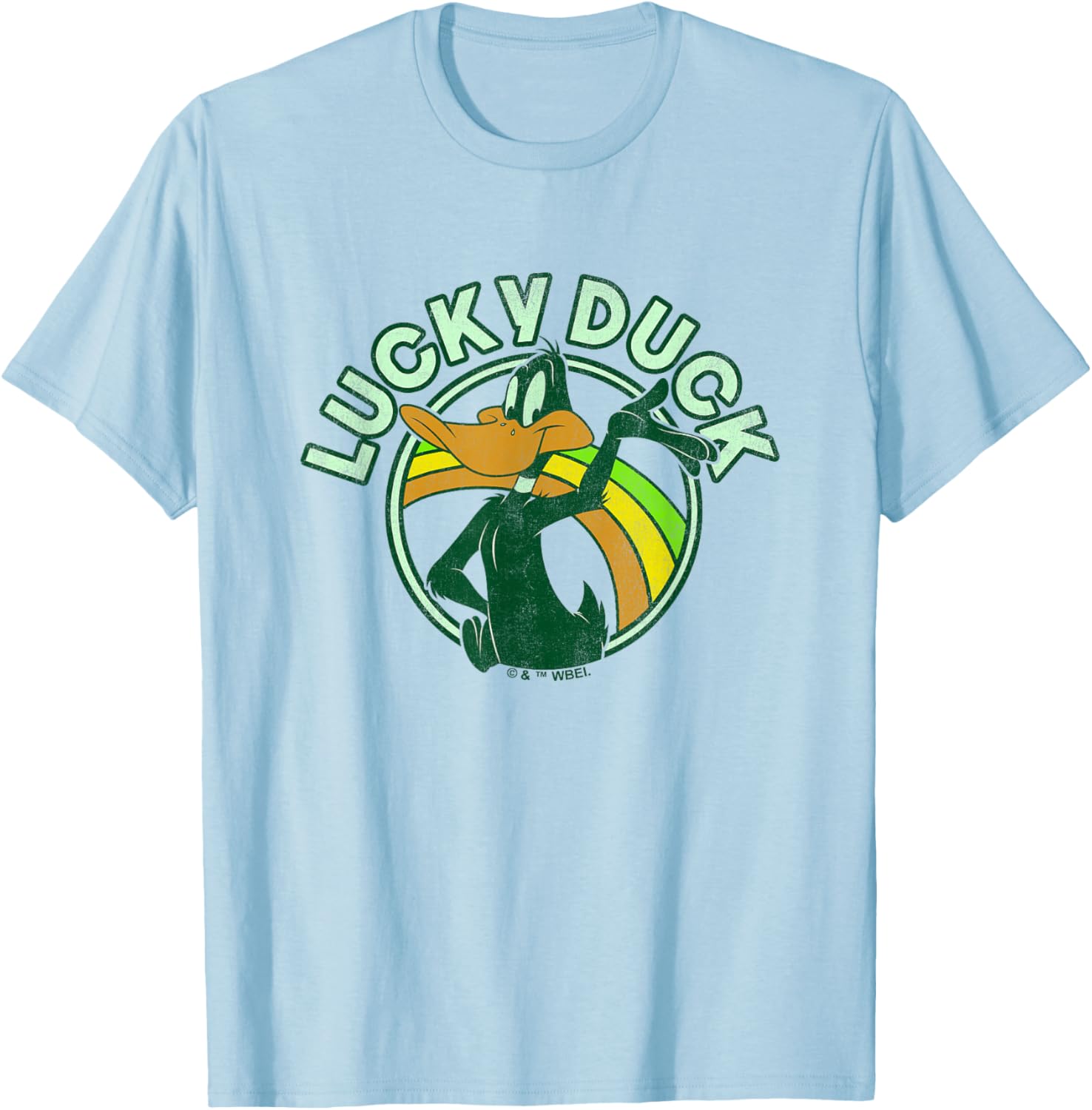 Retro Daffy Duck St. Patrick's Day T-Shirt for Fun Celebrations - 7